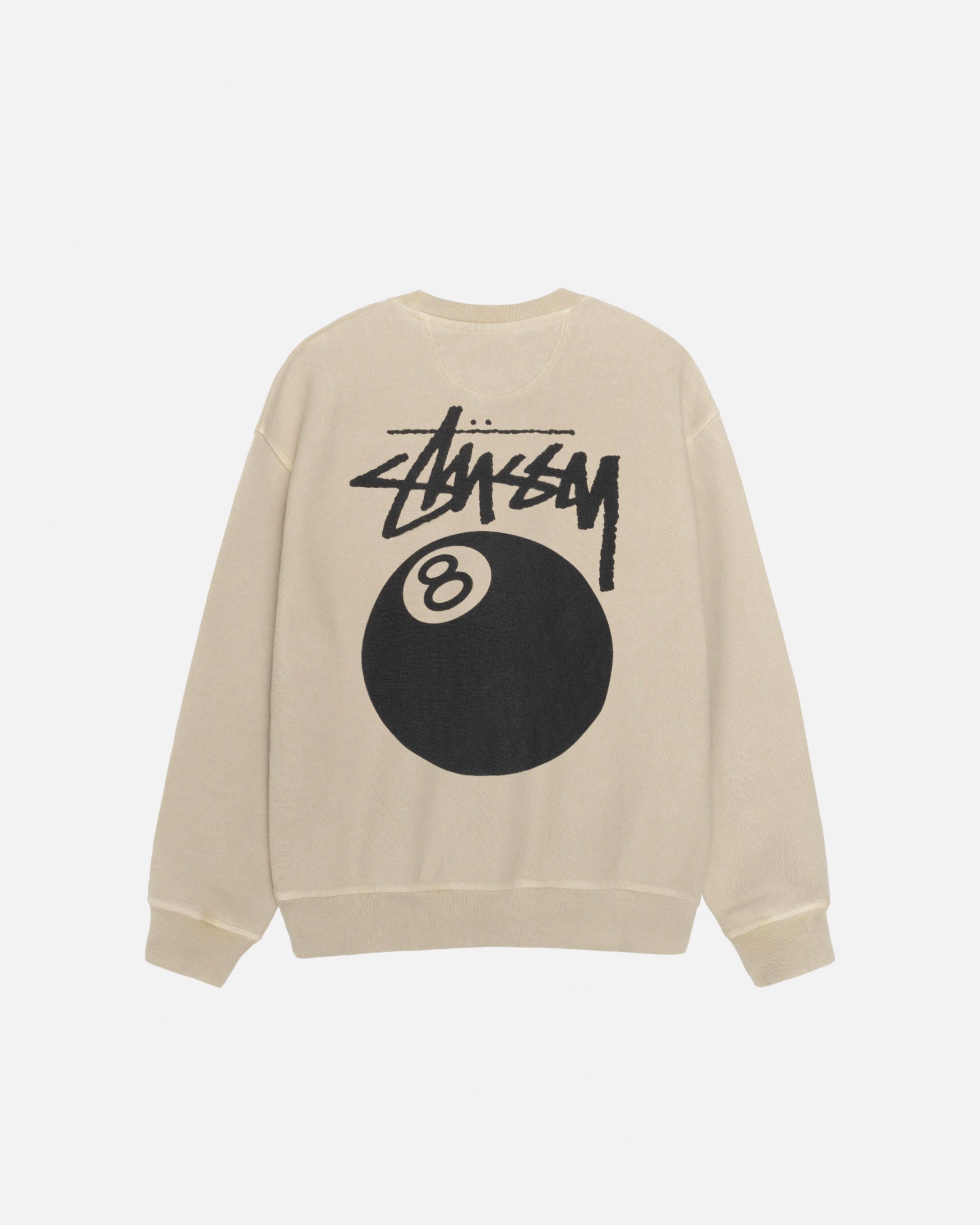 8 Ball Crew Pigment Dyed in khaki – Stüssy – Stussy AU