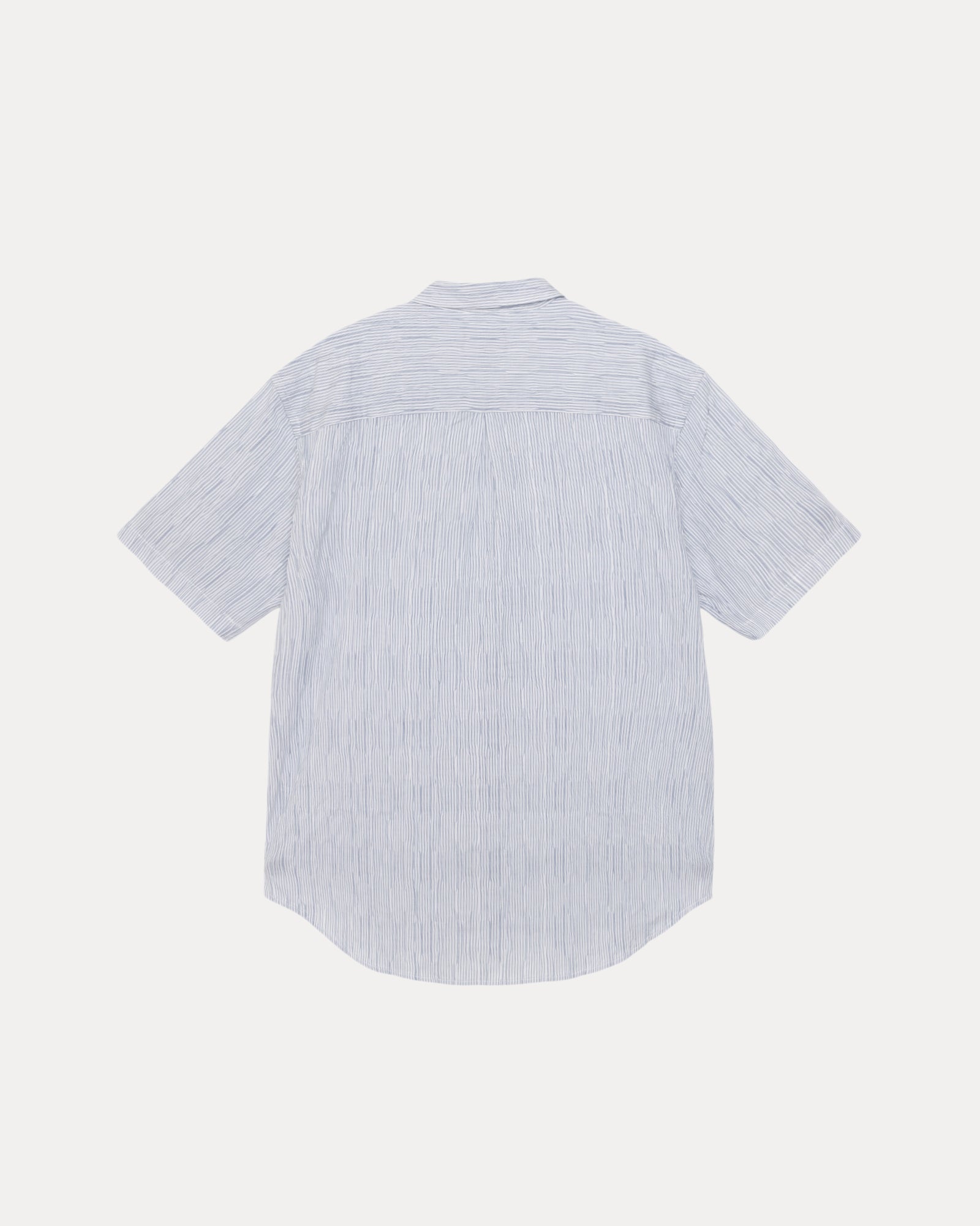 Wavy Striped Short Sleeve Shirt in blue – Stüssy – Stussy AU