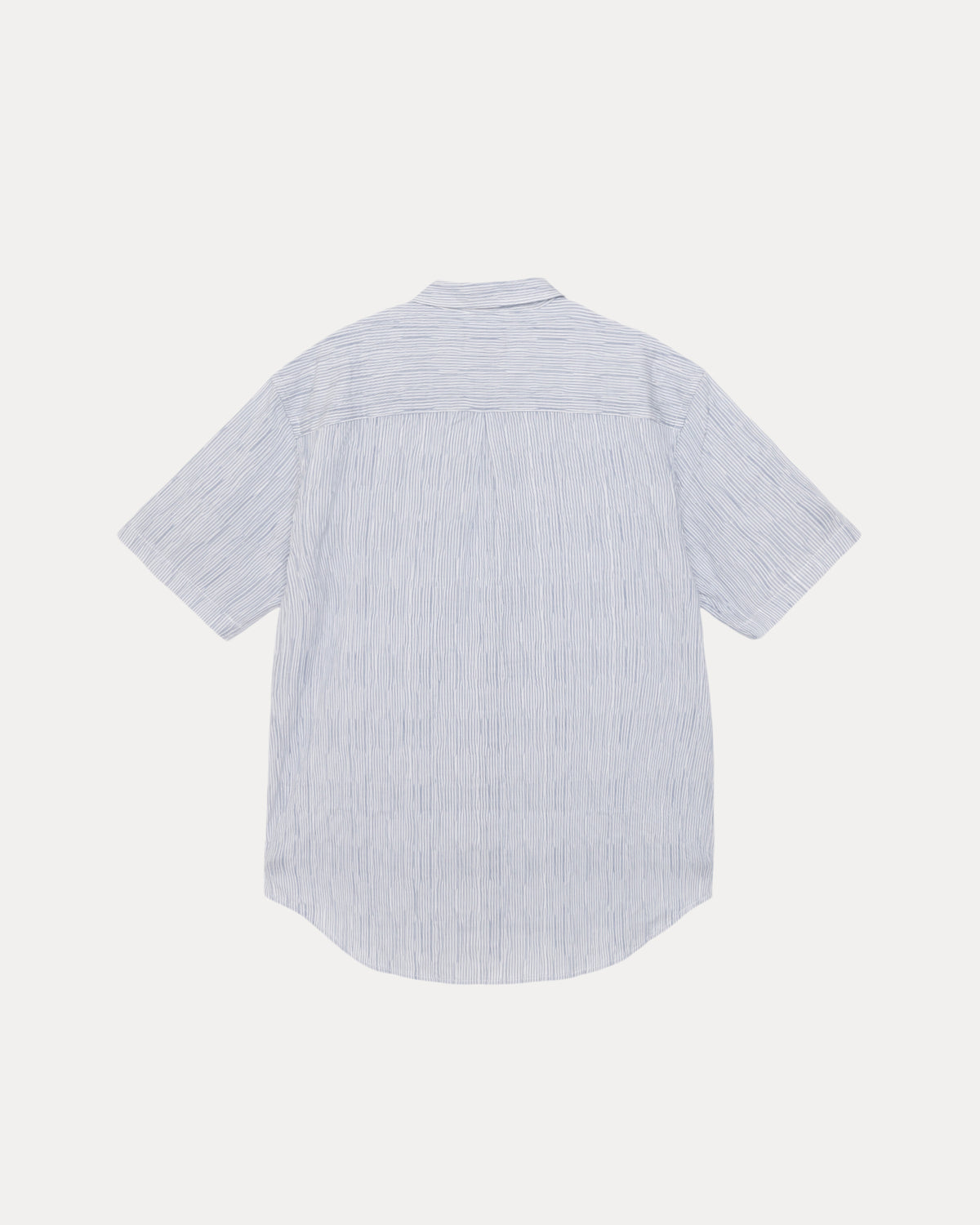 Wavy Striped Short Sleeve Shirt in blue – Stüssy – Stussy AU