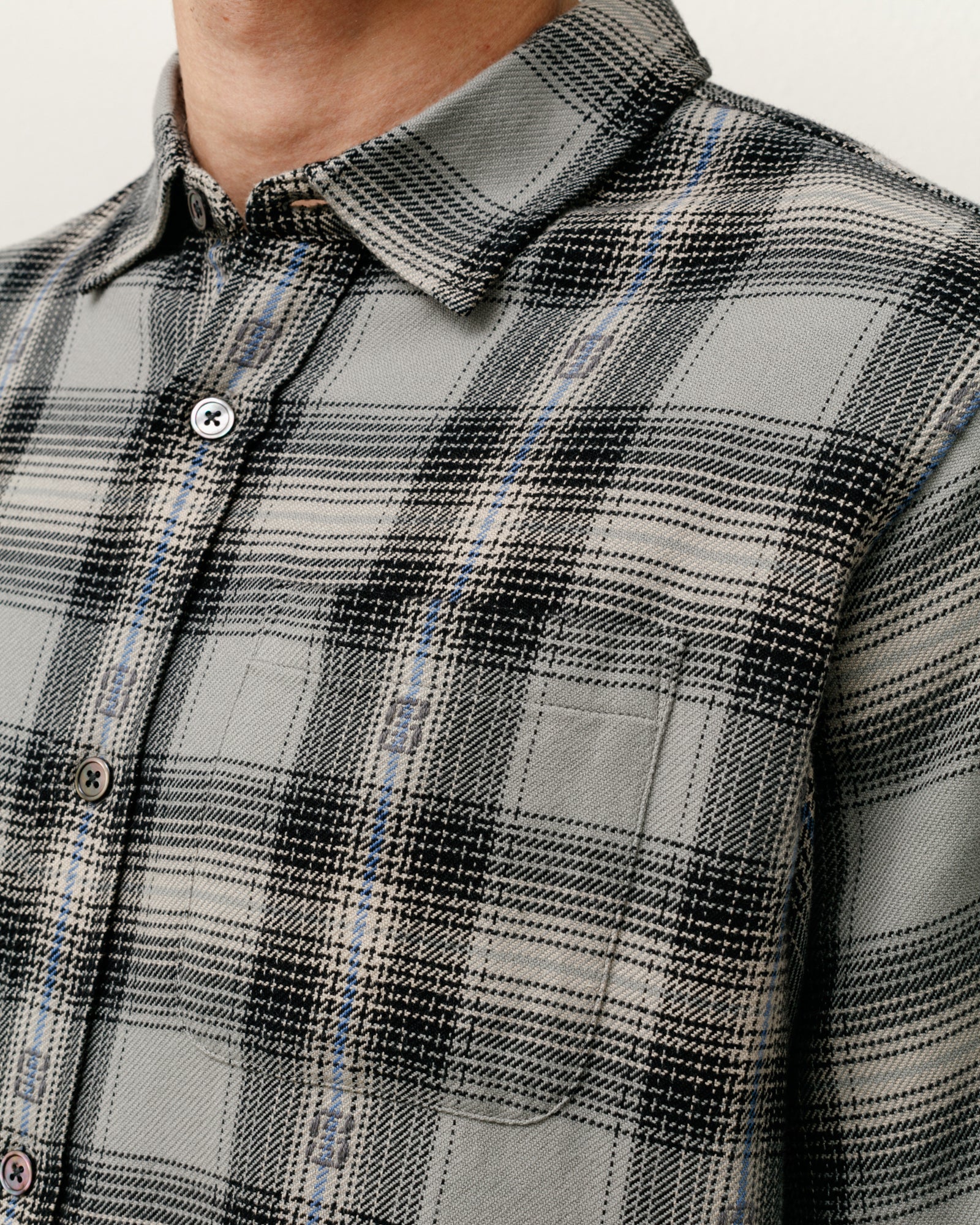 MOTIF PLAID SHIRT