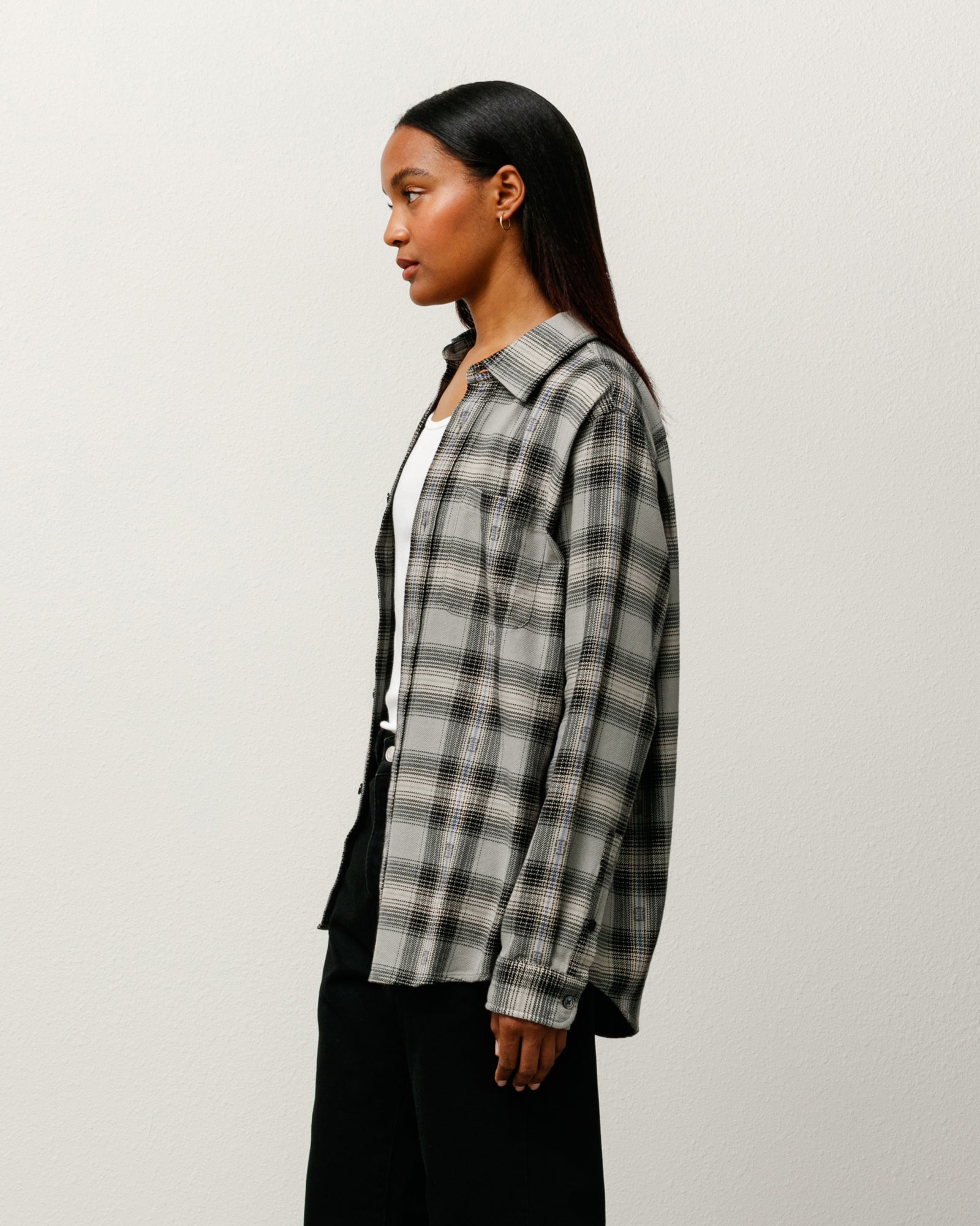 MOTIF PLAID SHIRT