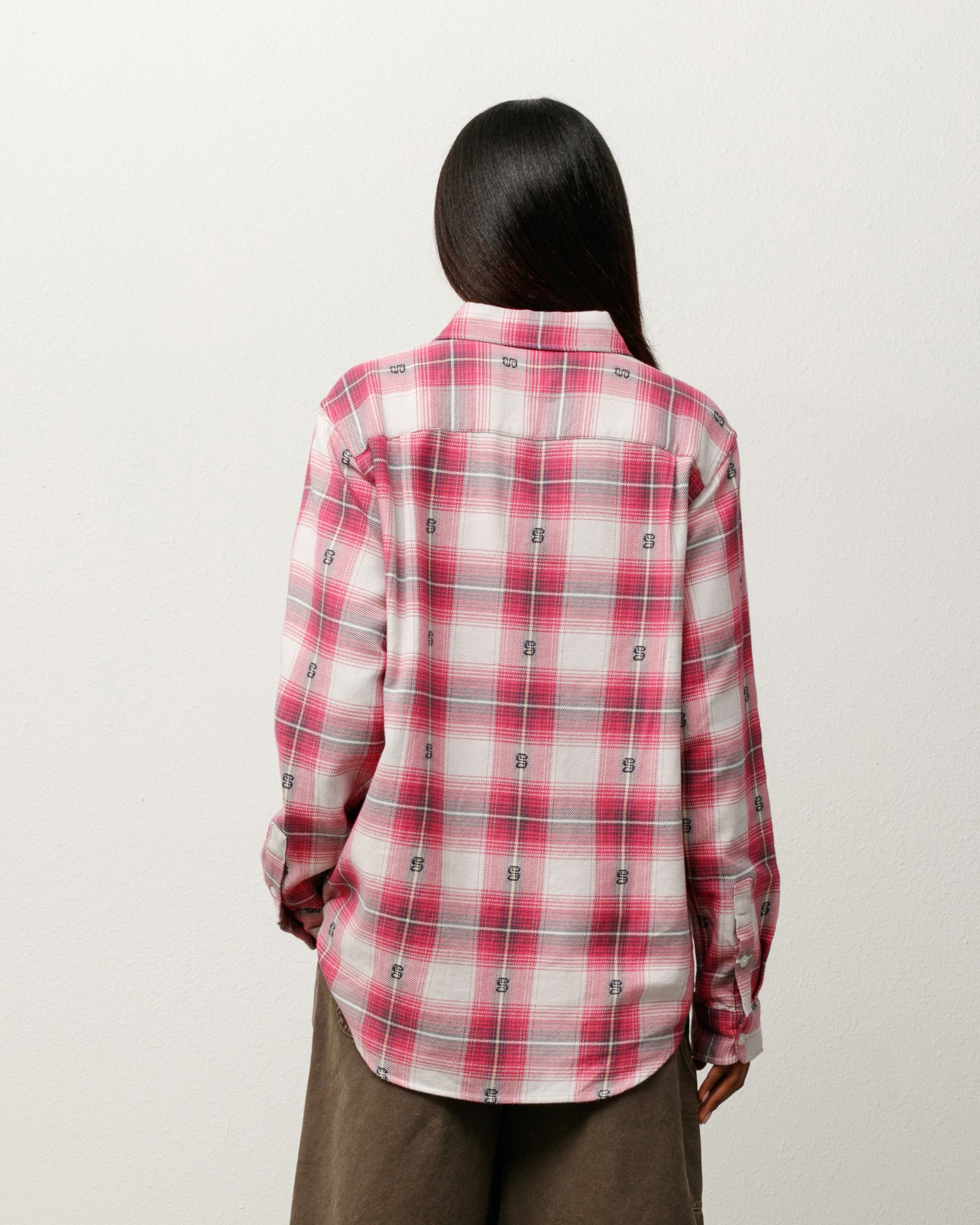 MOTIF PLAID SHIRT