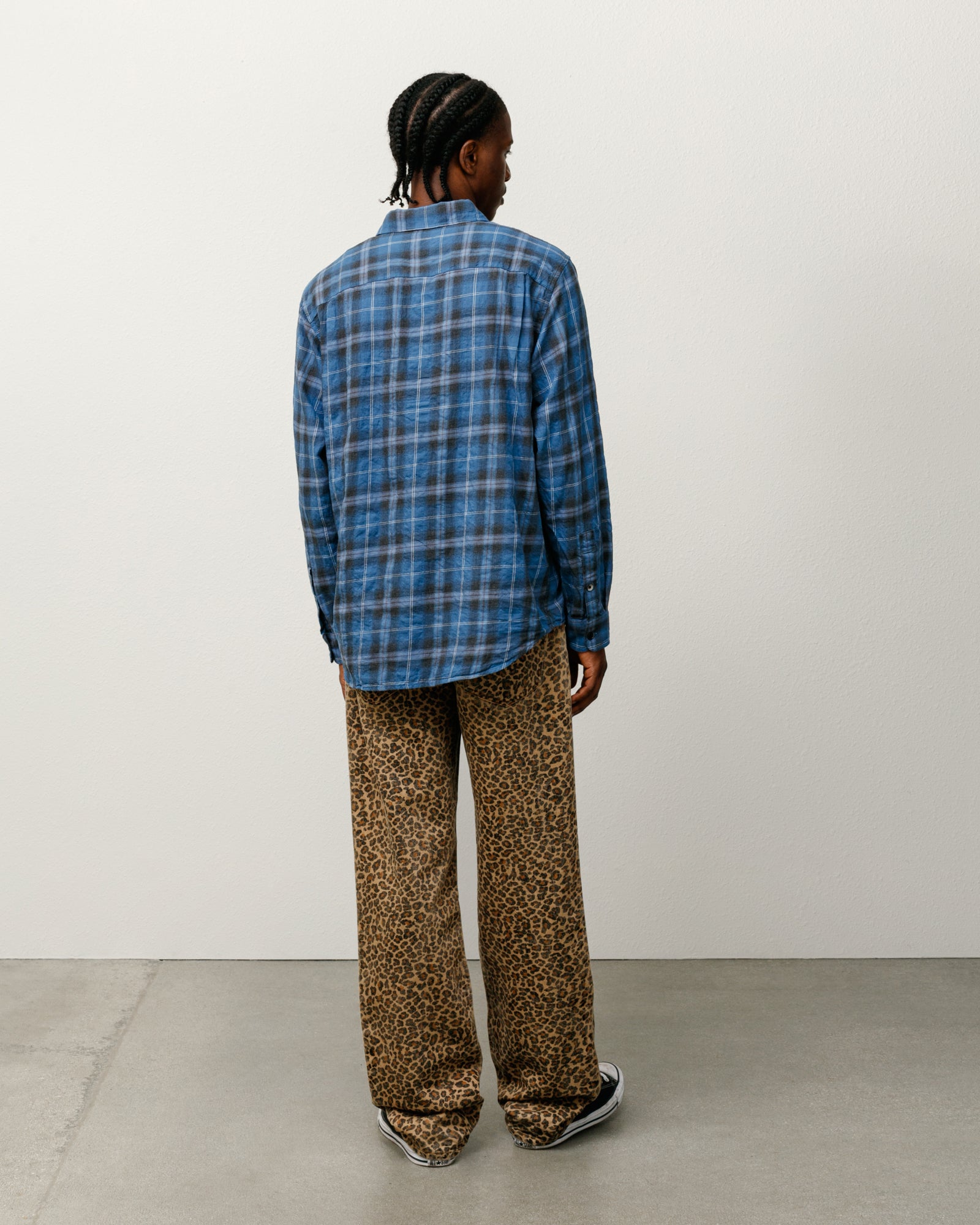 Beach Plaid Shirt in blue – Stüssy – Stussy AU