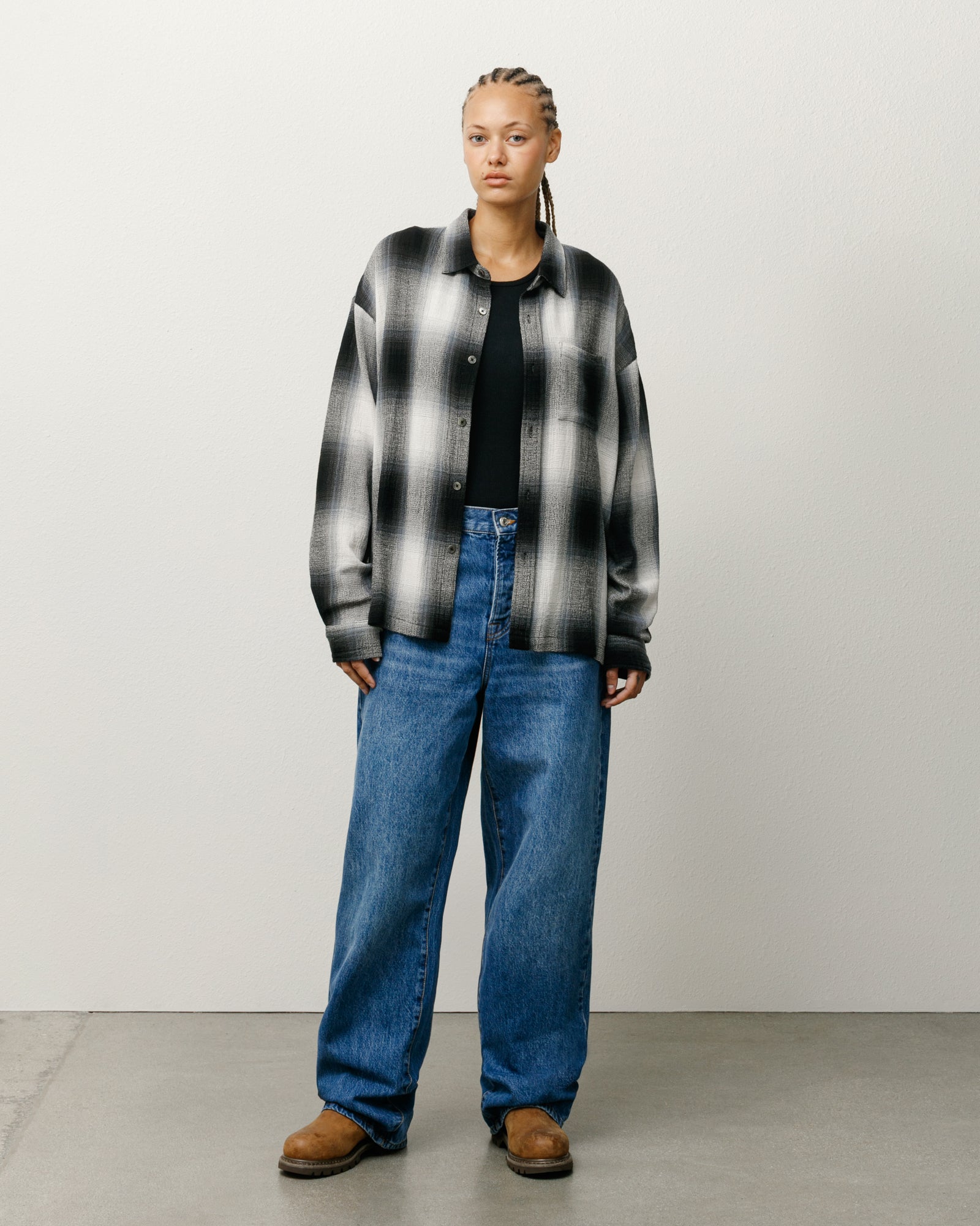 す*る様 Stussy LOOSE WEAVE PLAID SHIRT Stüssy - Loose Weave Plaid Shirt - Red – Xhibition