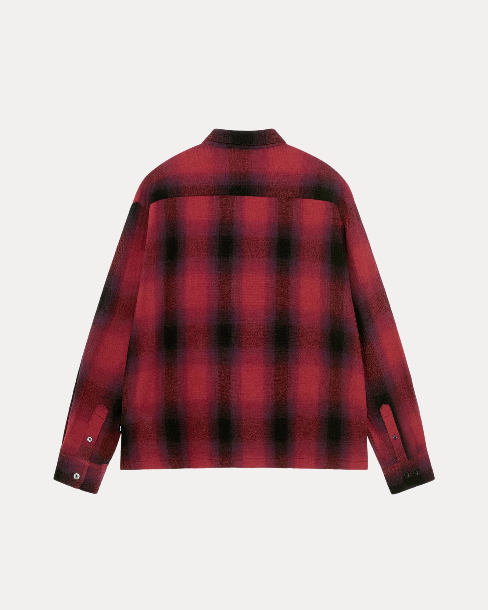 Loose Weave Plaid Shirt in red – Stüssy – Stussy AU