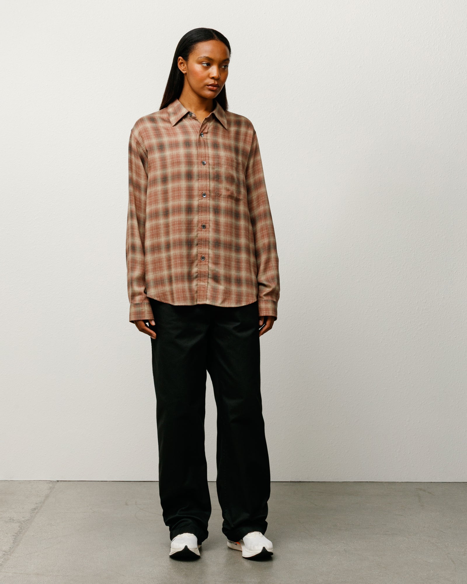Matthew Printed Shirt ‚ Brick | Tops & Shirts | Stussy – Stussy AU