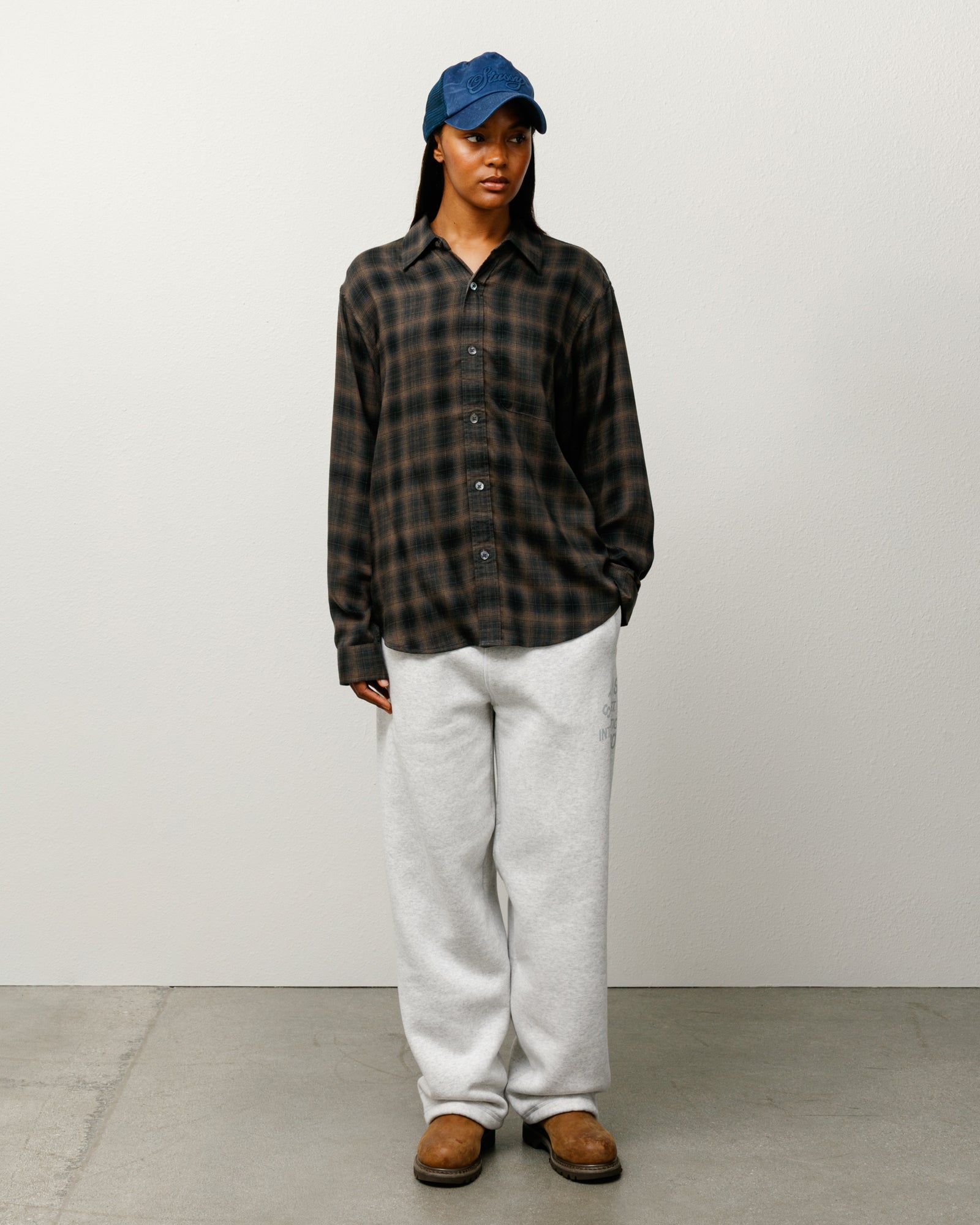 Matthew Printed Shirt ‚ Brown | Tops & Shirts | Stussy – Stussy AU