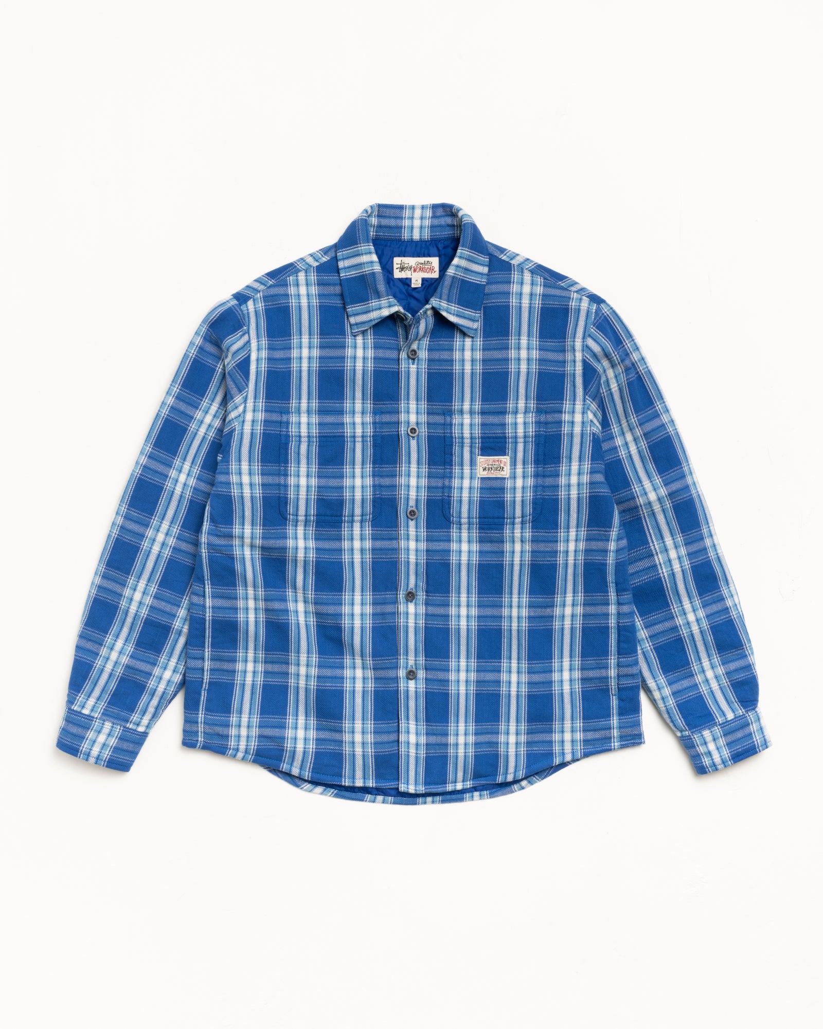 Lau Plaid Shirt Jacket – Blue | Tops & Shirts | Stüssy – Stussy AU