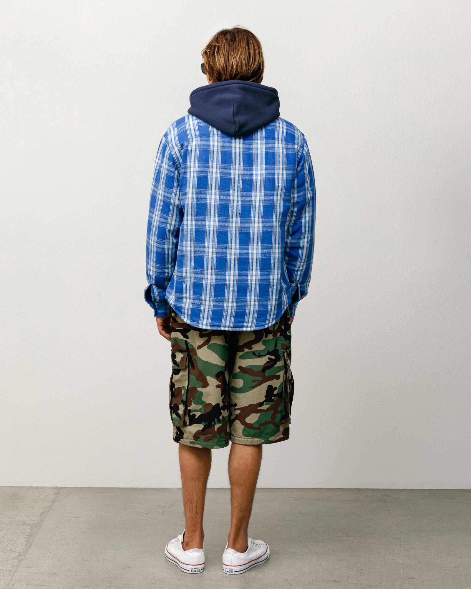 Lau Plaid Shirt Jacket – Blue | Tops & Shirts | Stüssy – Stussy AU