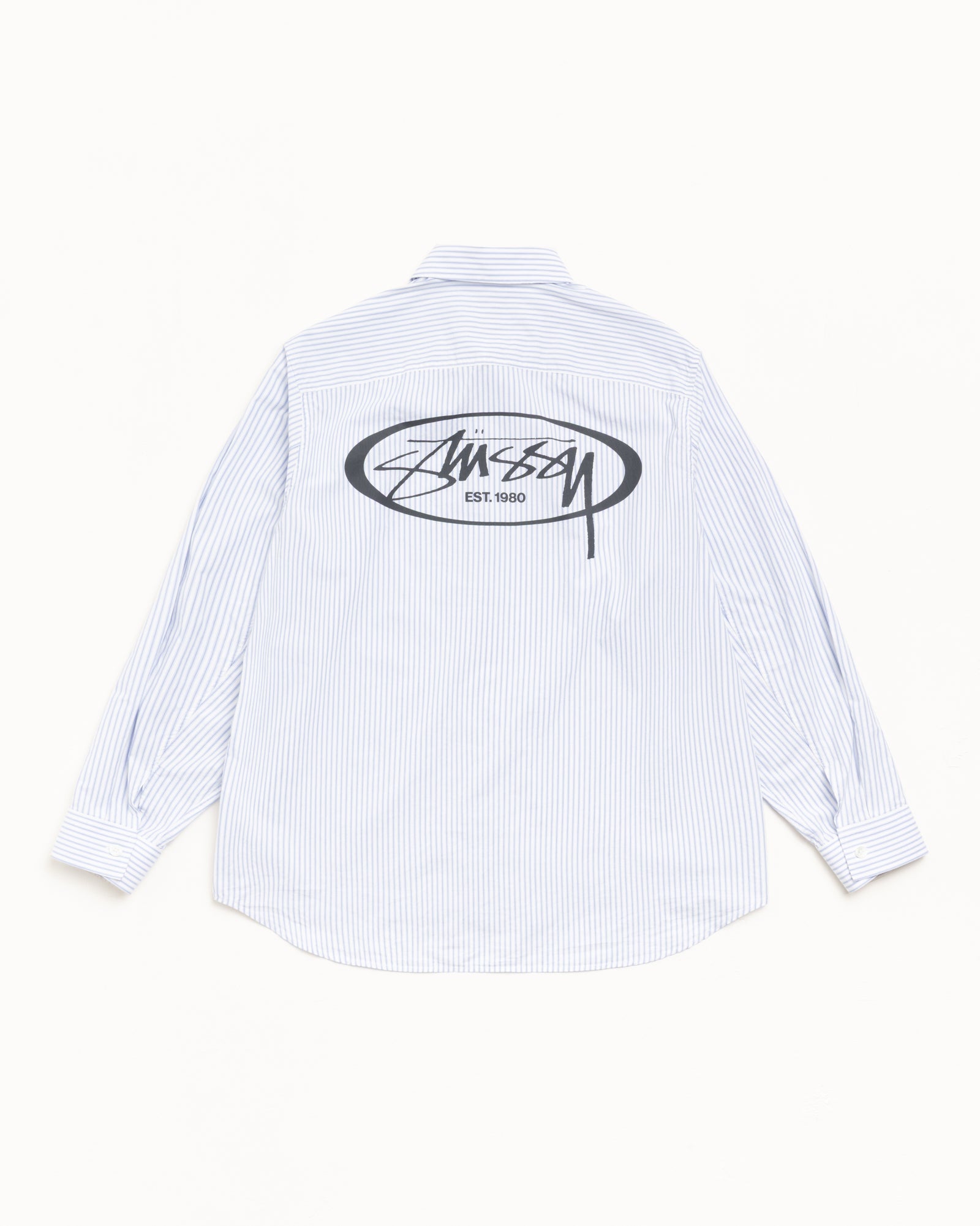 トップス Stussy Standard Logo Shirt Blue Stripe M Standard Logo Shirt – Blue Stripe | Tops & Shirts | Stüssy – Stussy AU
