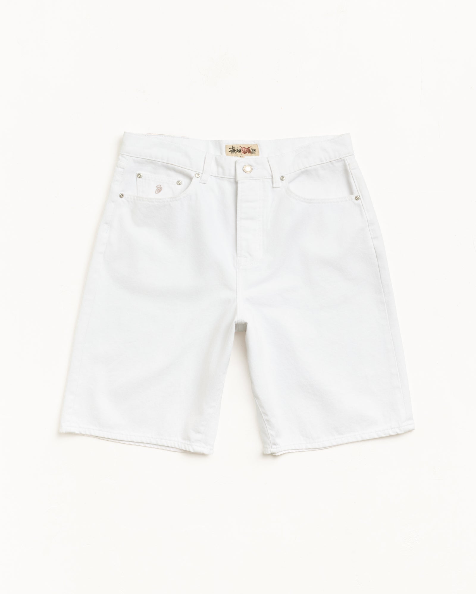 Big Ol' Short Denim – White | Pants | Stüssy – Stussy AU