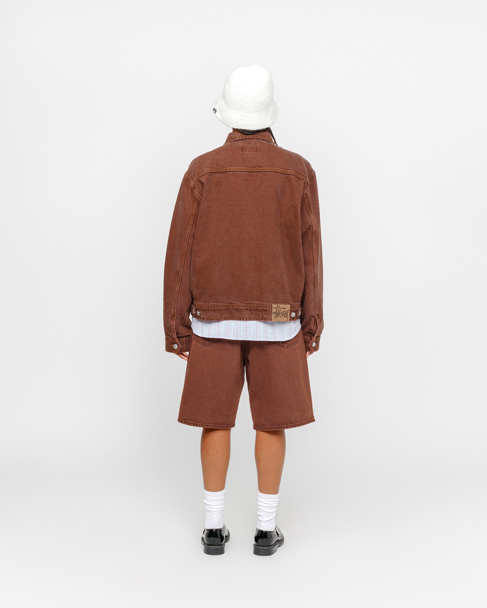 パンツ STUSSY BIG OL' SHORT DENIM 34 brown cray パンツ STUSSY BIG OL' SHORT DENIM 34 brown cray Stussy Big