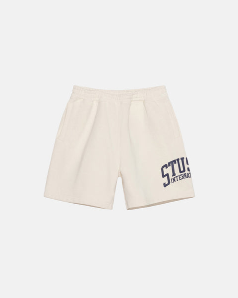 STÜSSY FLEECE SHORT INTERNATIONAL IVORY SHORTS