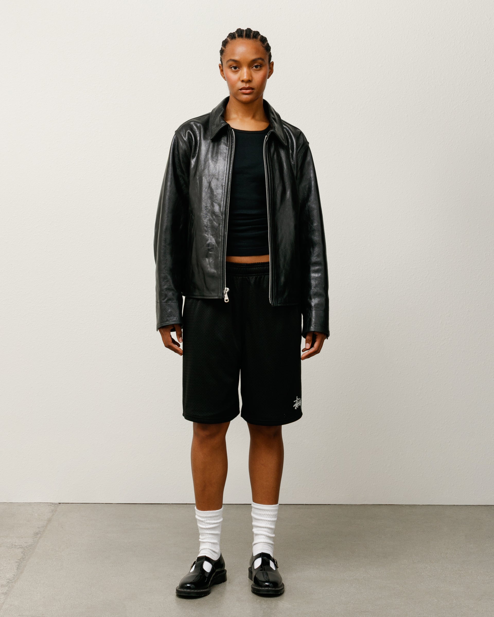 Mesh Short Basic Mens Regular In Black