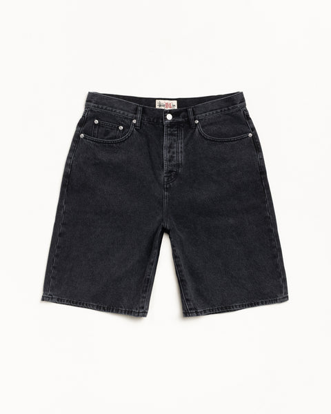Big Ol Short Denim Mens Regular In Vintage Black