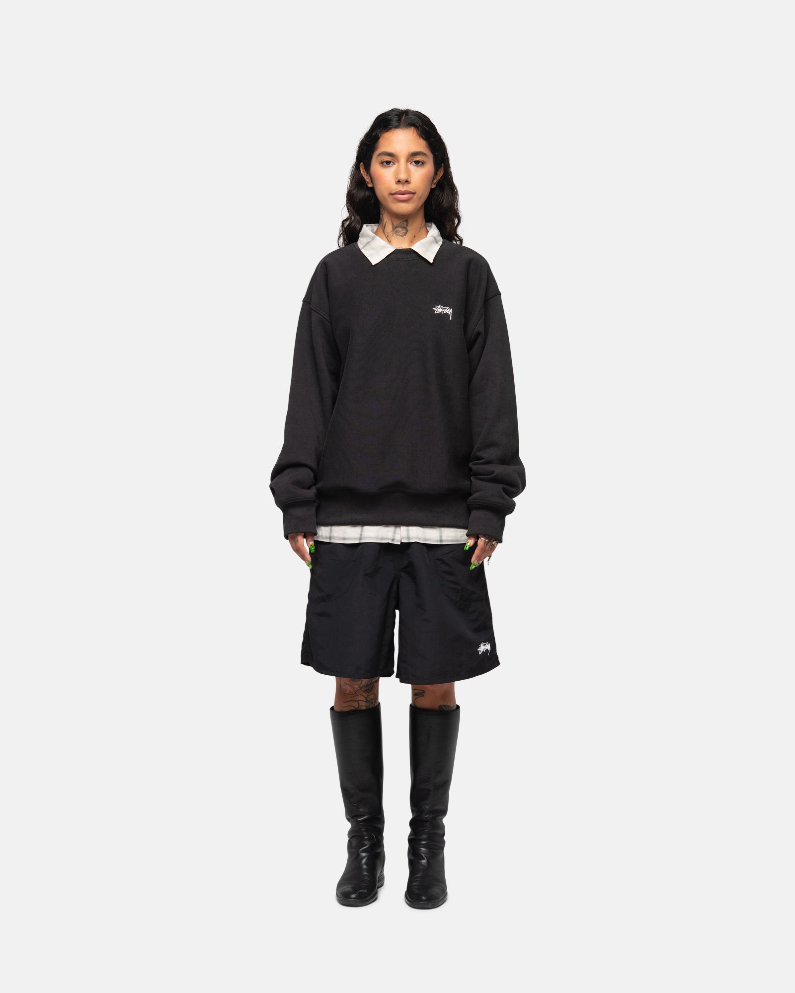 Stussy Stock Water Short 水着 黒 STUSSY ステューシー ハーフパンツ メンズ Stock Water ( stussy