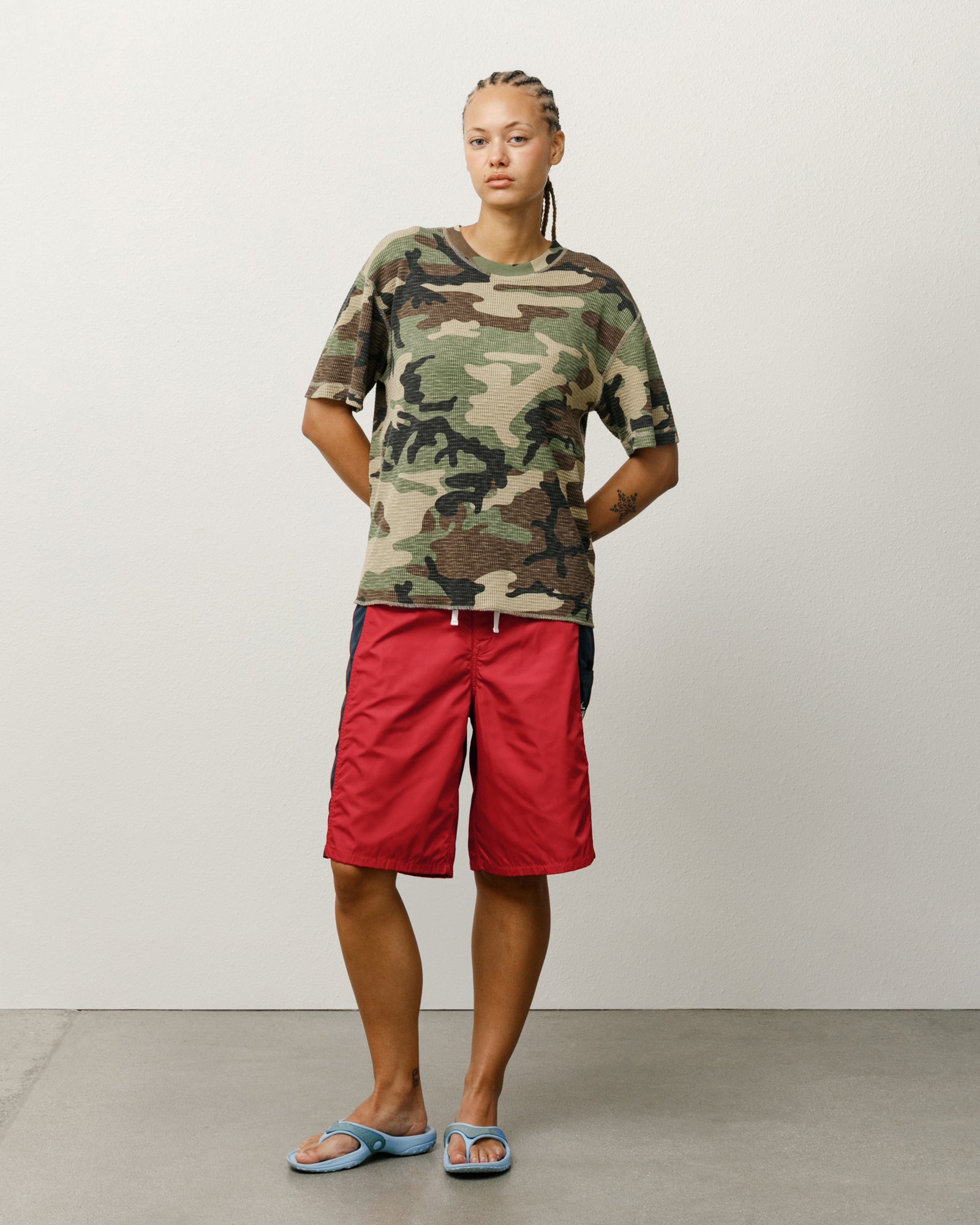Paneled Board Short in red – Stüssy – Stussy AU