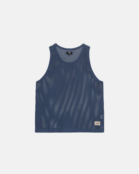 Big Mesh Tank in navy – Stüssy – Stussy AU