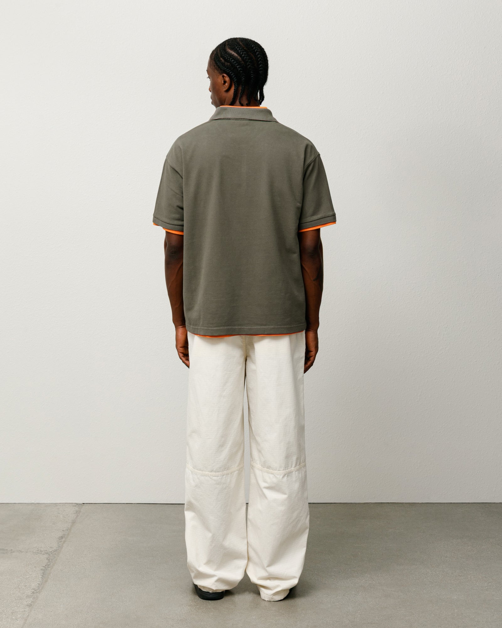 Stussy CLASSIC PIQUE POLO Stussy Classic Pique Polo Green Men's