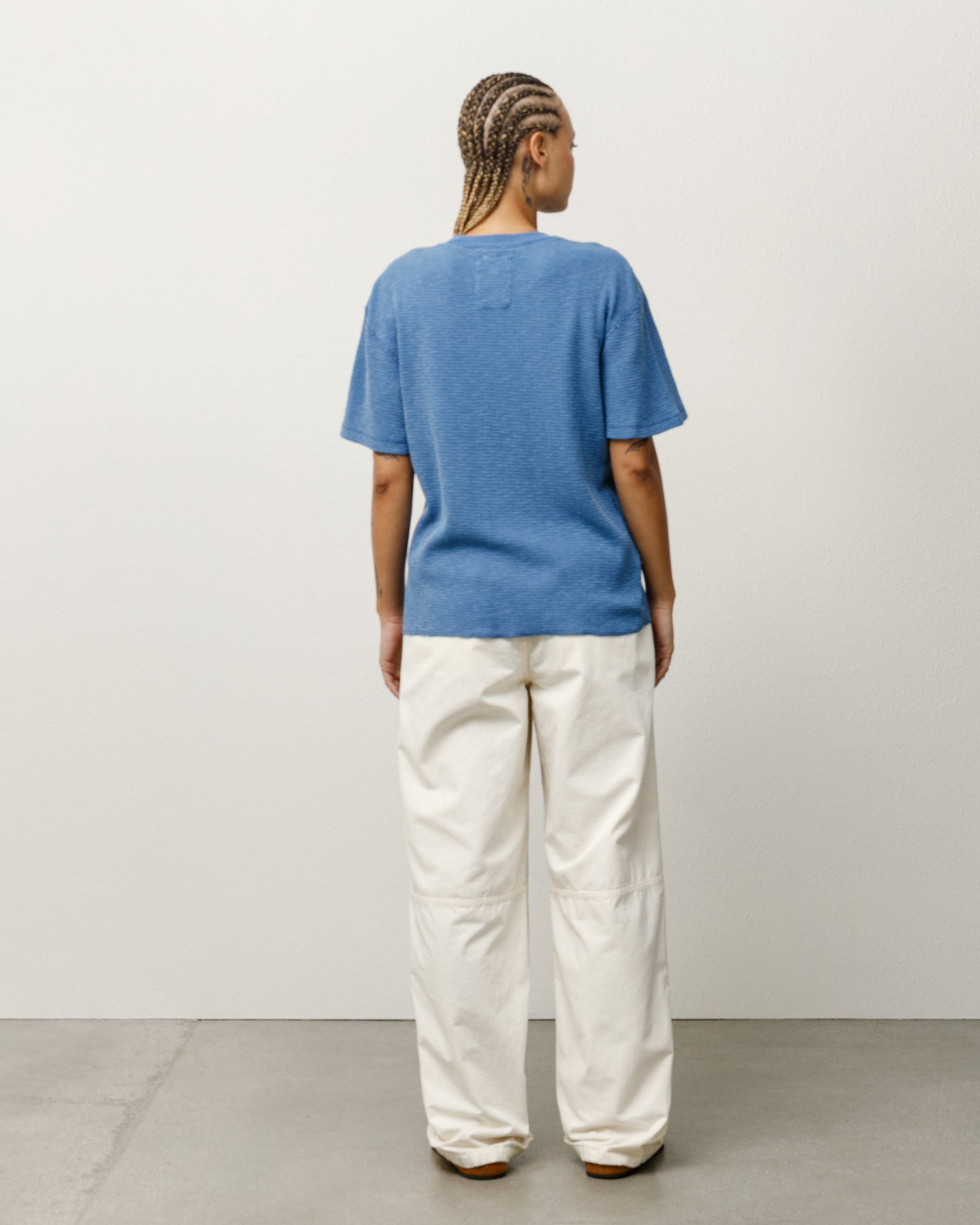 Pigment Dyed SS Thermal in blue – Stüssy – Stussy AU