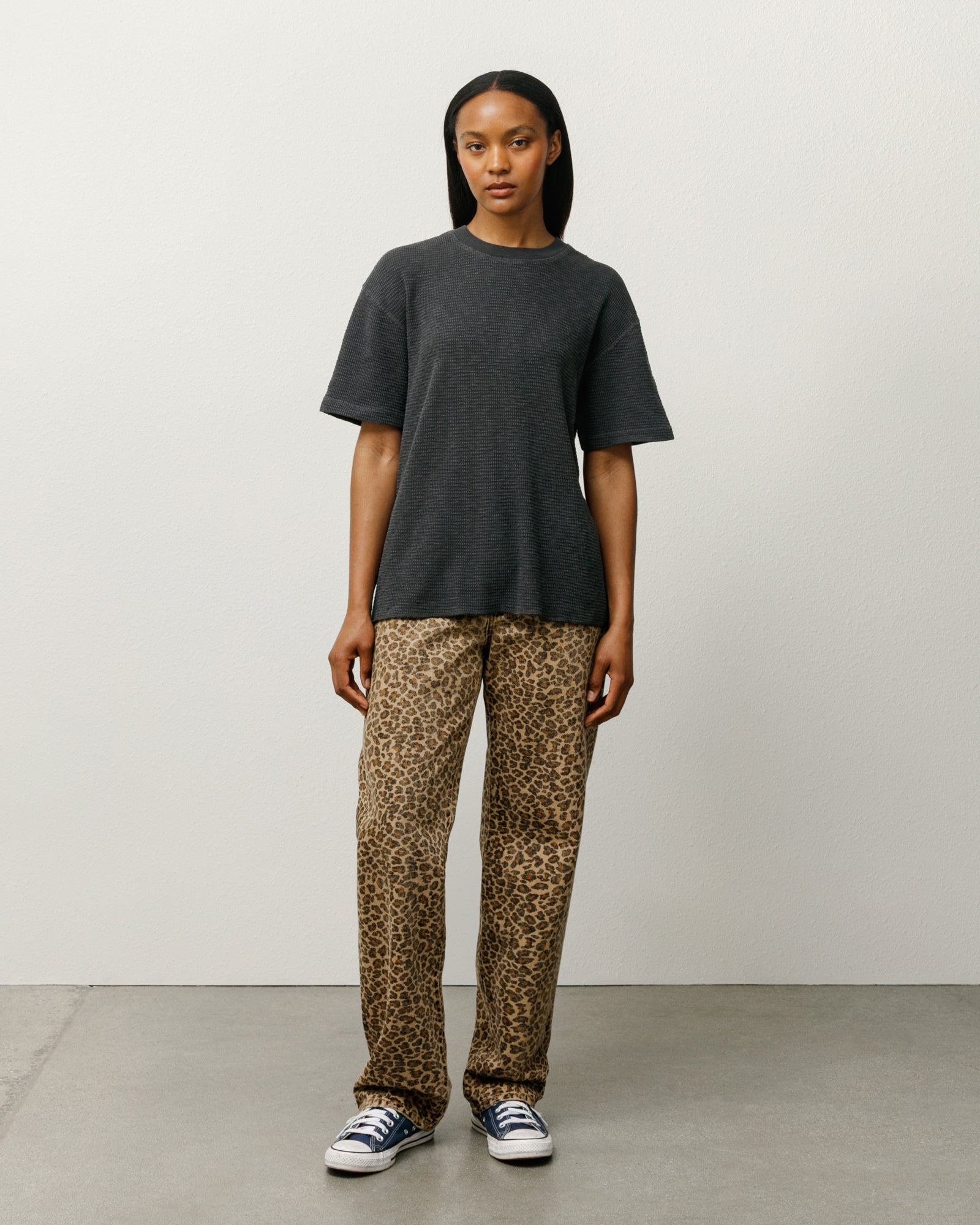 Pigment Dyed SS Thermal in faded black – Stüssy – Stussy AU