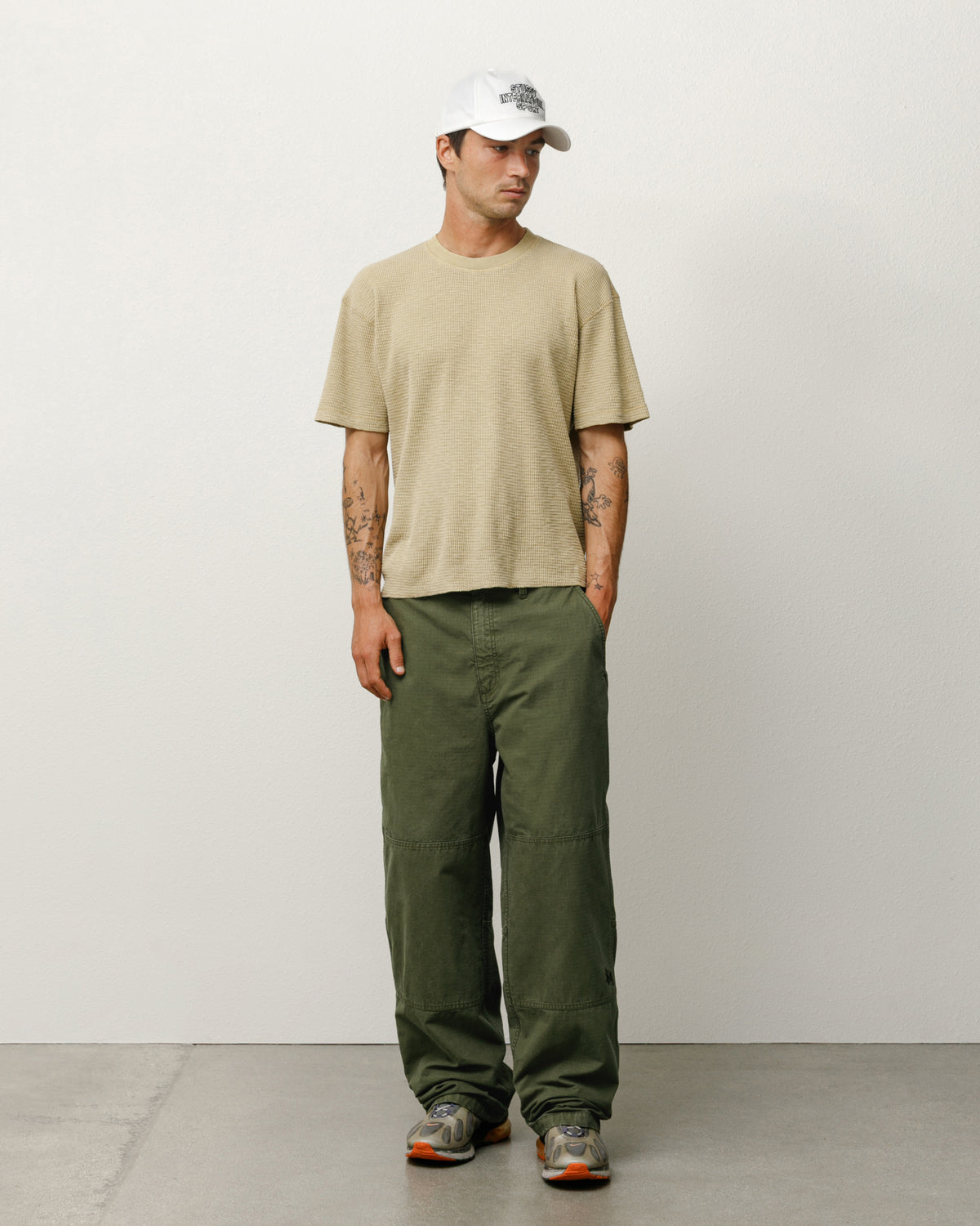 Pigment Dyed SS Thermal in tan – Stüssy – Stussy AU