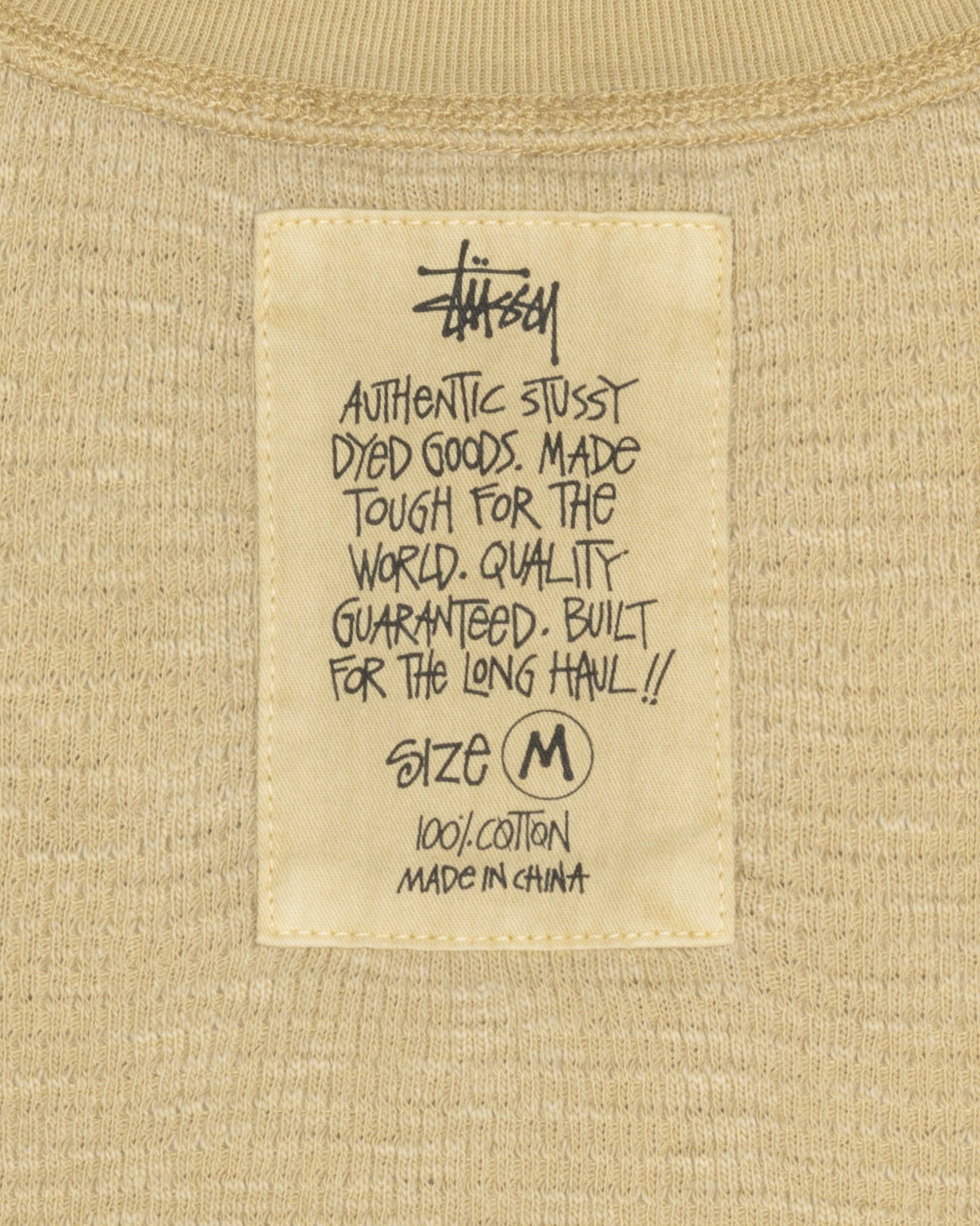 Pigment Dyed SS Thermal in tan – Stüssy – Stussy AU
