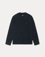 DYED MOCK NECK LS TEE
