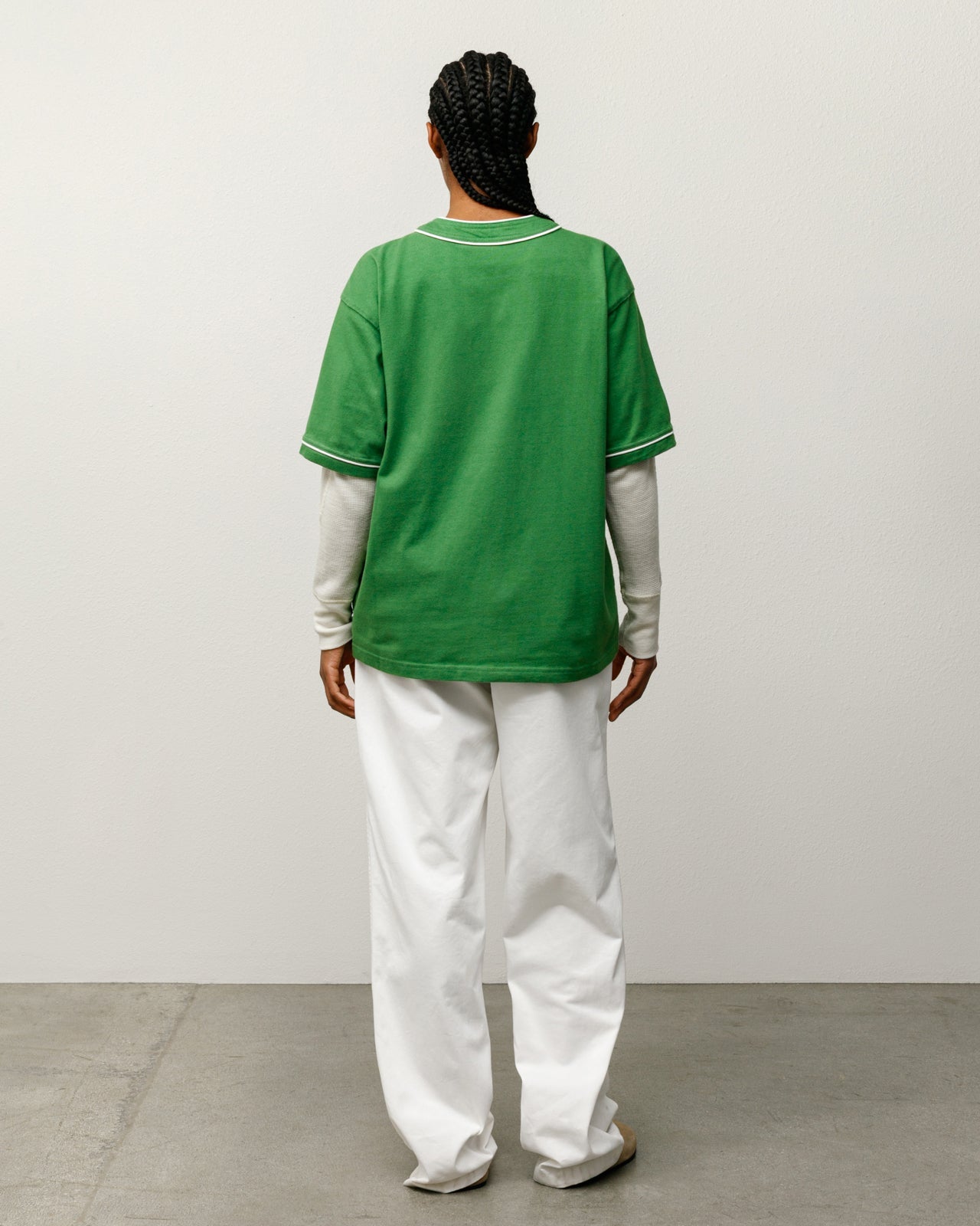 Arch Baseball Jersey – Green | Tops & Shirts | Stüssy – Stussy AU