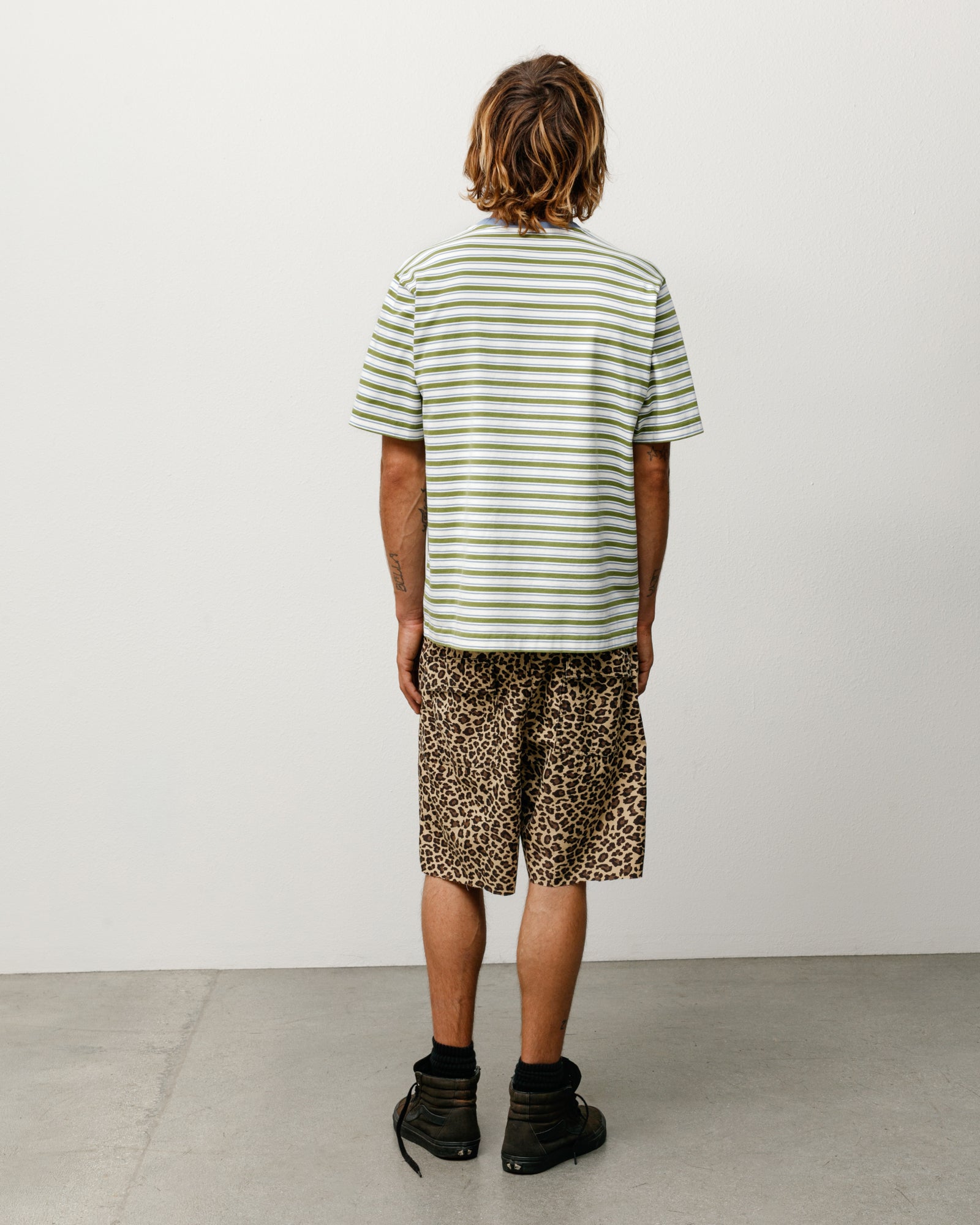 BEACH STRIPE SHORT SLEEVE