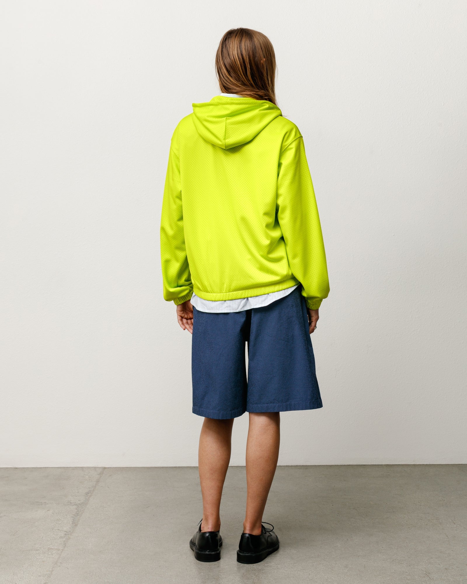 ATHLETIC MESH ZIP HOOD