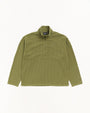 TEXTURED ZIP MOCK
