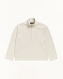 TEXTURED ZIP MOCK
