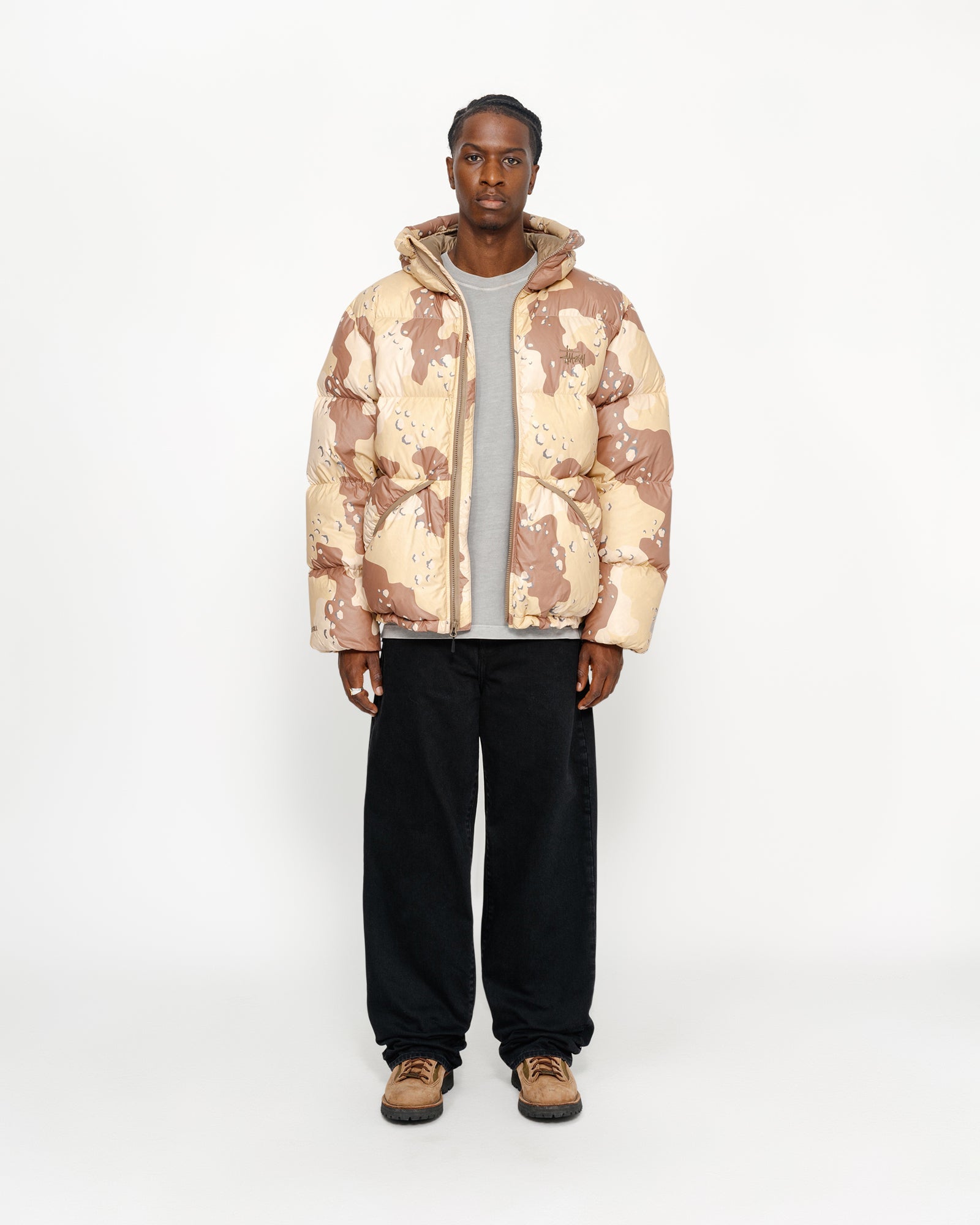 Down Parka Camo Ripstop in khaki – Stüssy – Stussy AU