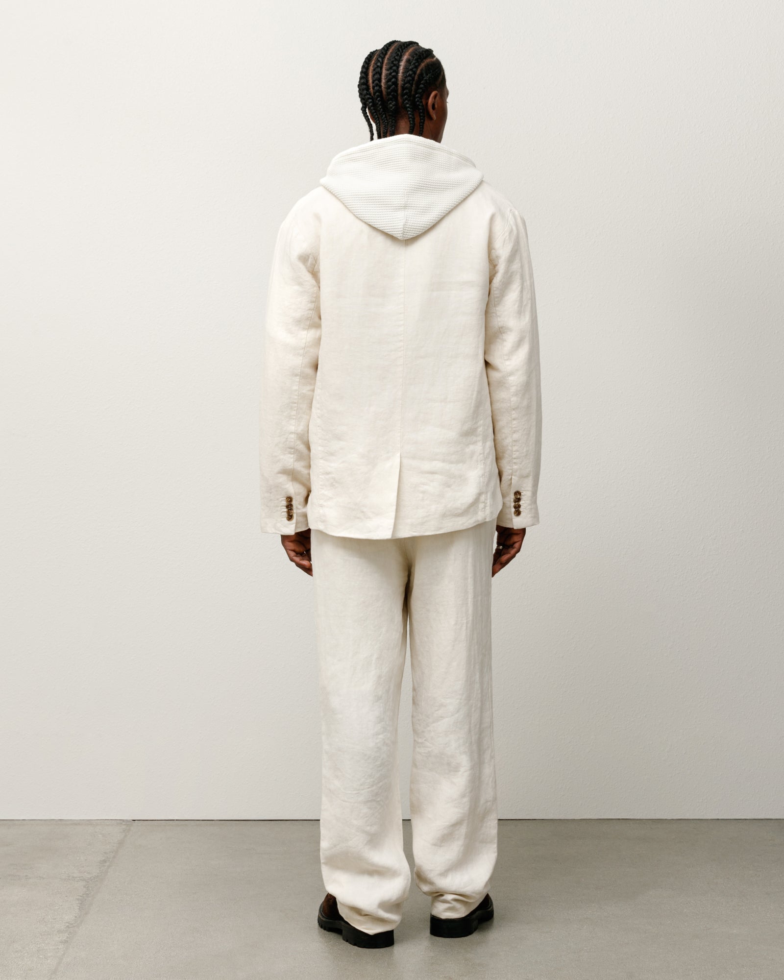 Blazer Textured Linen in bone – Stüssy – Stussy AU