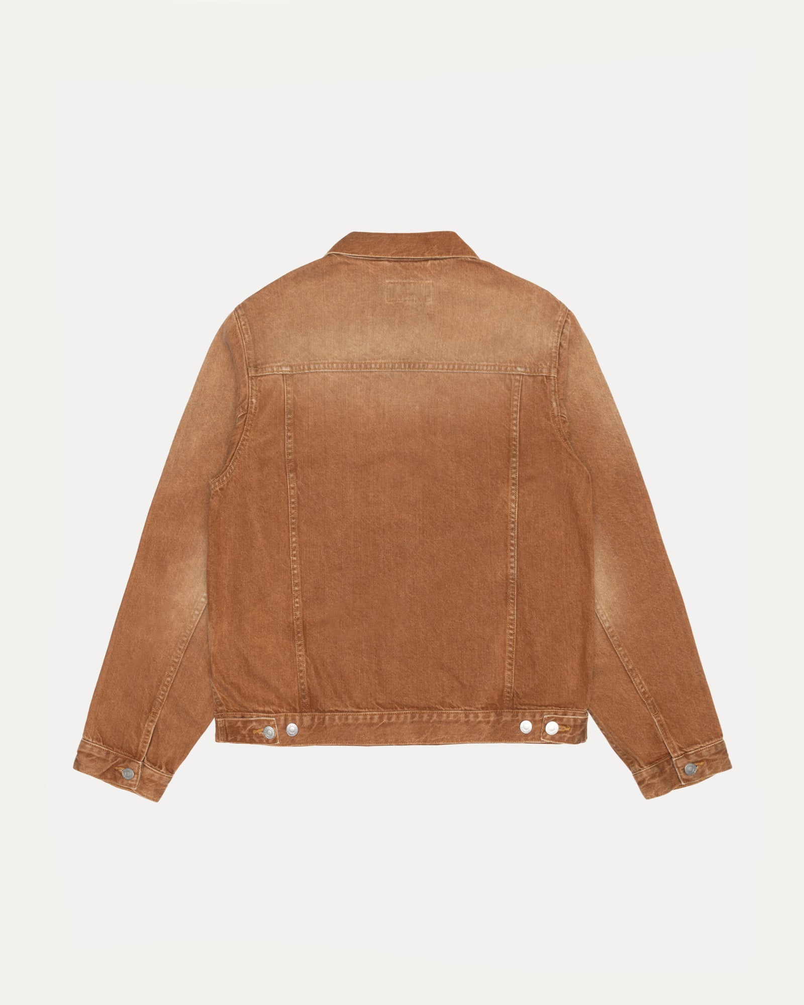 Trucker Jacket Vintage Denim in brown – Stüssy – Stussy AU