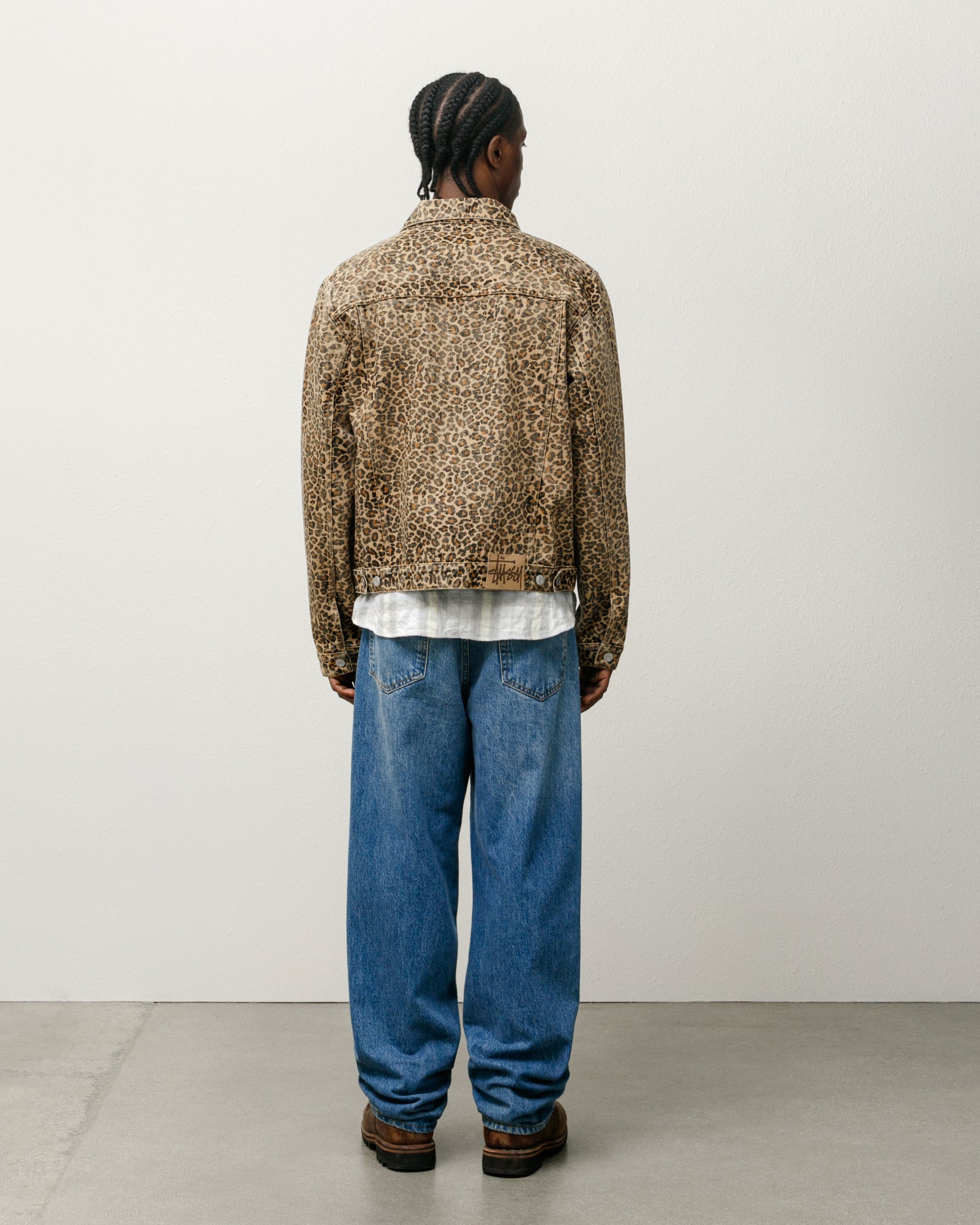 stussy TRUCKER JACKET DENIM レオパード Trucker Jacket Denim in leopard – Stüssy – Stussy AU