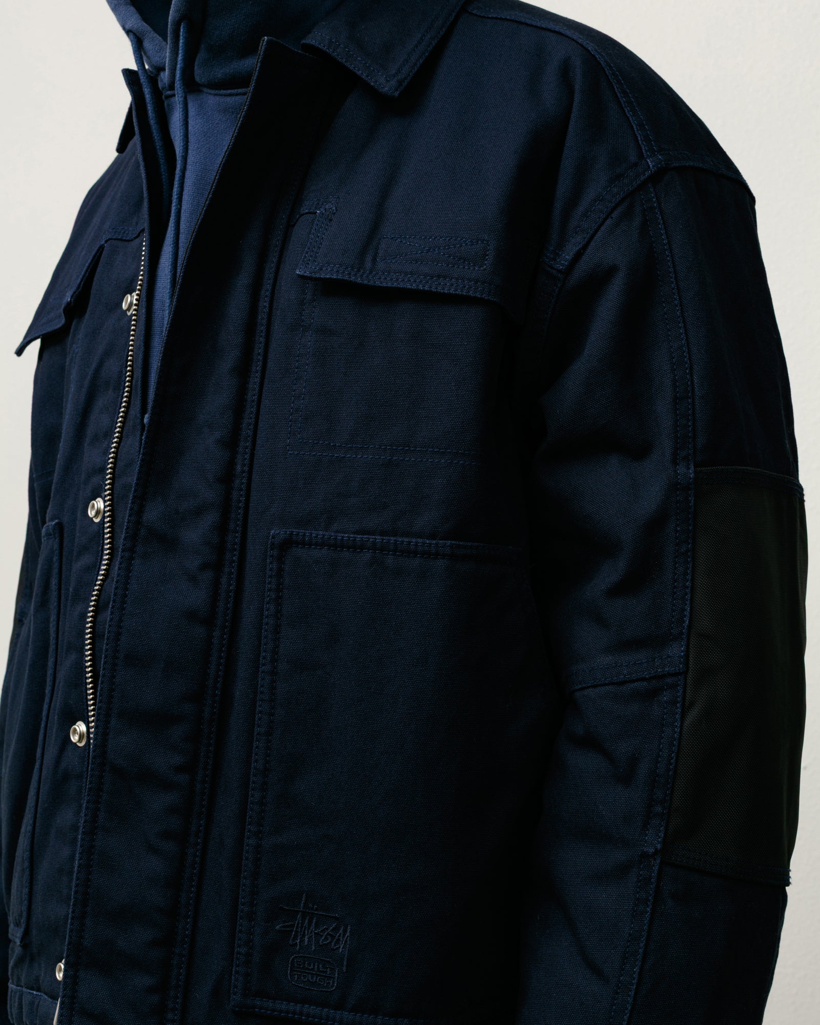 STÜSSY WORKGEAR JACKET BLUE XL Stüssy Men's' Workgear Jacket in Blue | LN-CC®