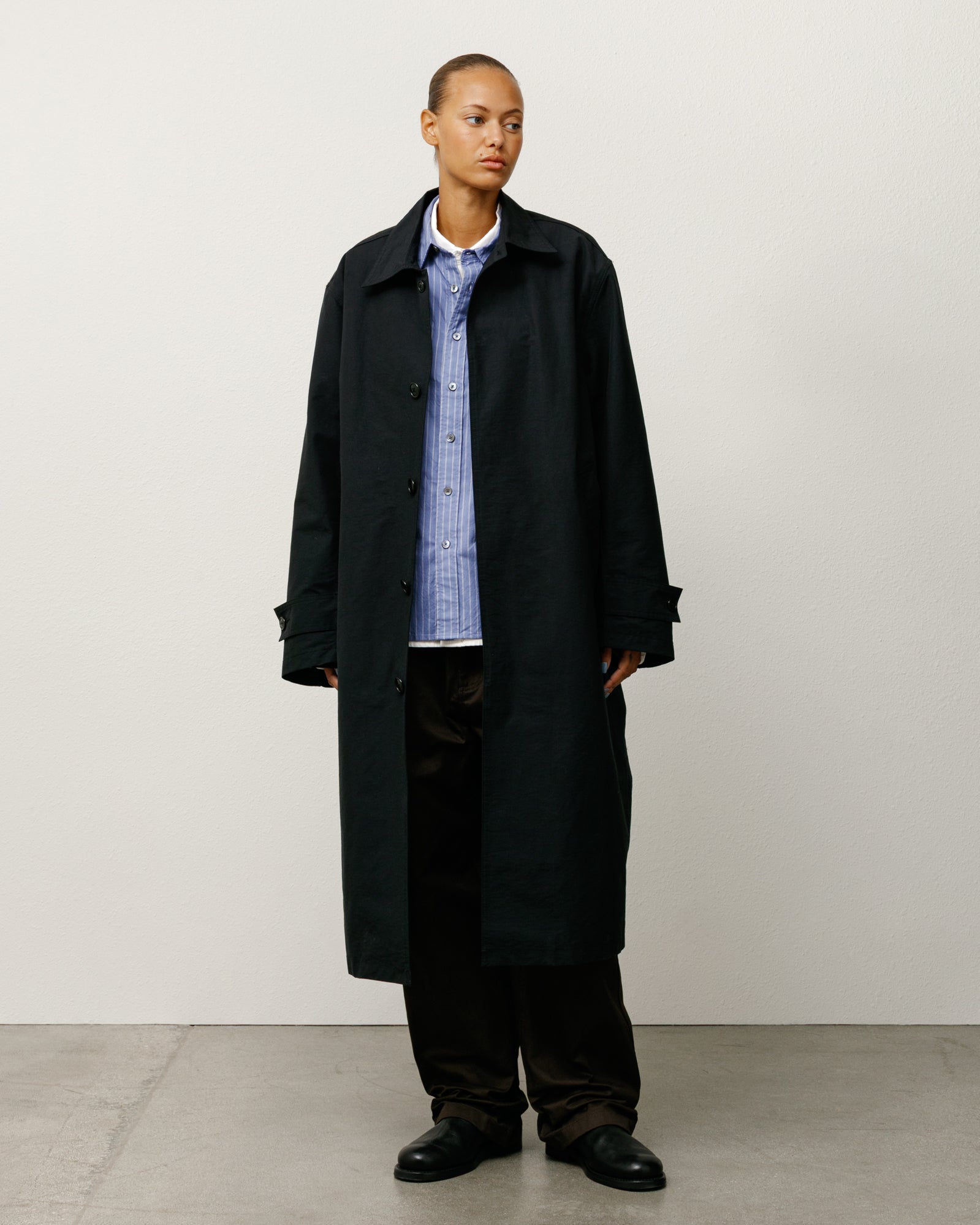 STUSSY ALL SEASON TRENCH S ブラック All Season Trench – Black | Outerwear | Stüssy Japan