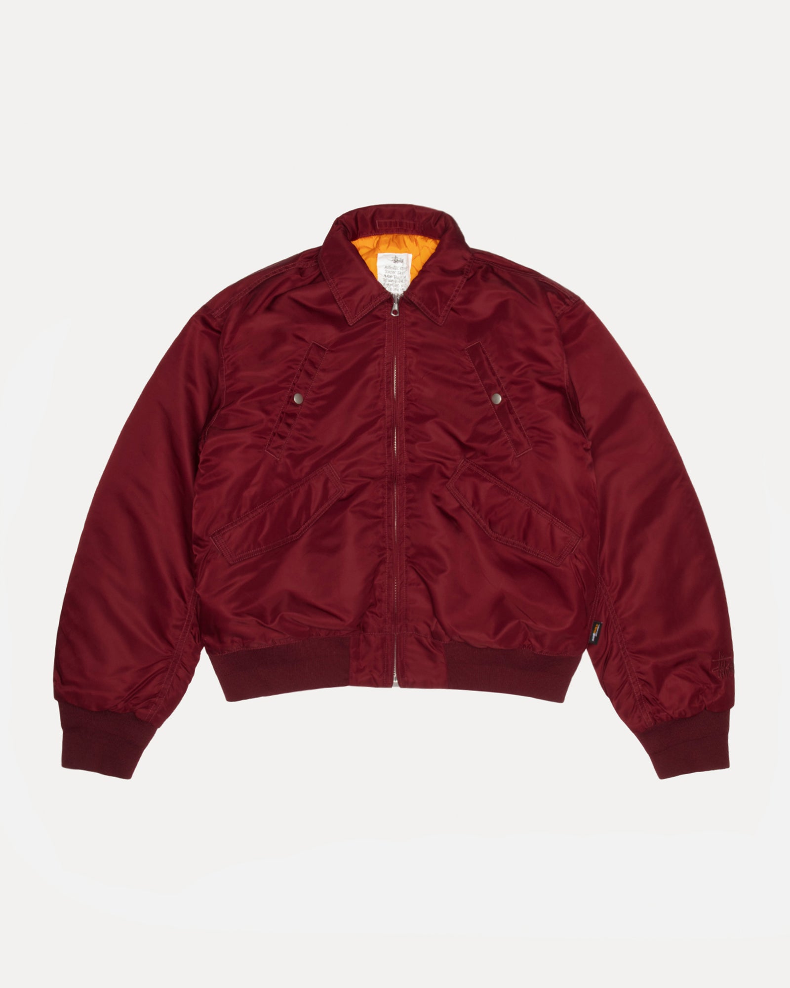 ジャケット・アウター stussy FLIGHT BOMBER Flight Bomber – Burgundy | Outerwear | Stüssy – Stussy AU