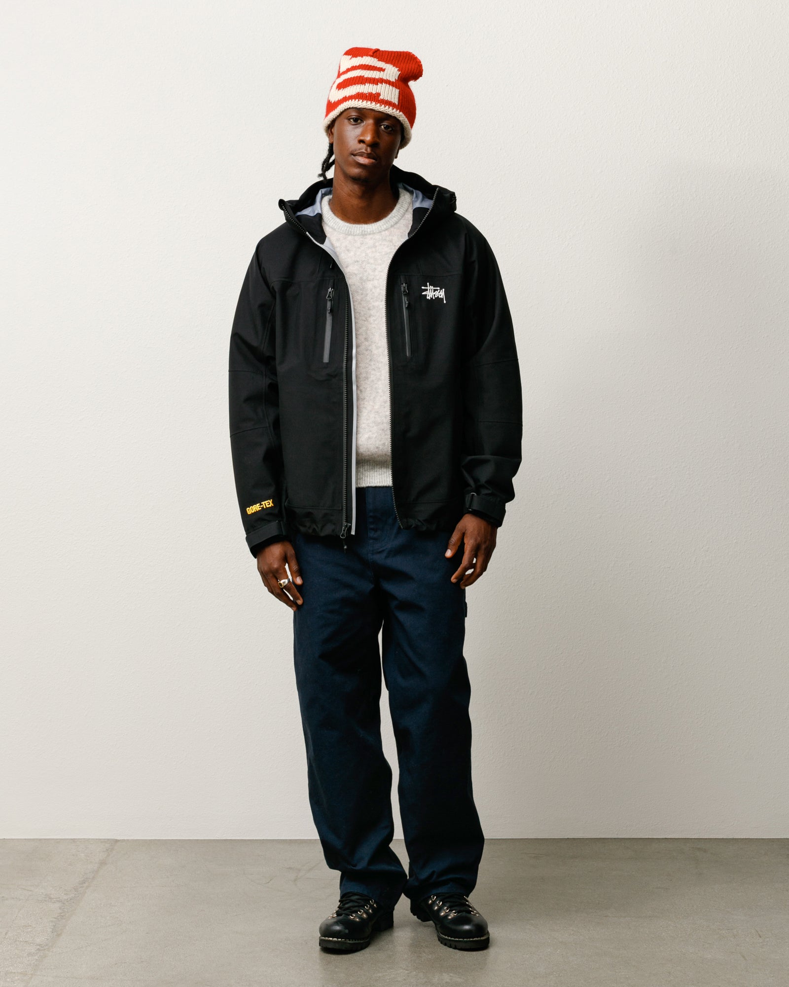 Gore-Tex® Guide Shell – Black | Outerwear | Stüssy – Stussy AU