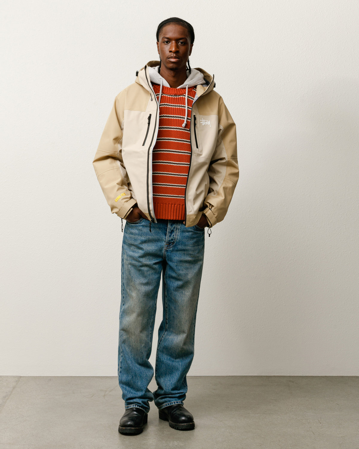 Gore-Tex® Guide Shell – Khaki | Outerwear | Stüssy – Stussy AU