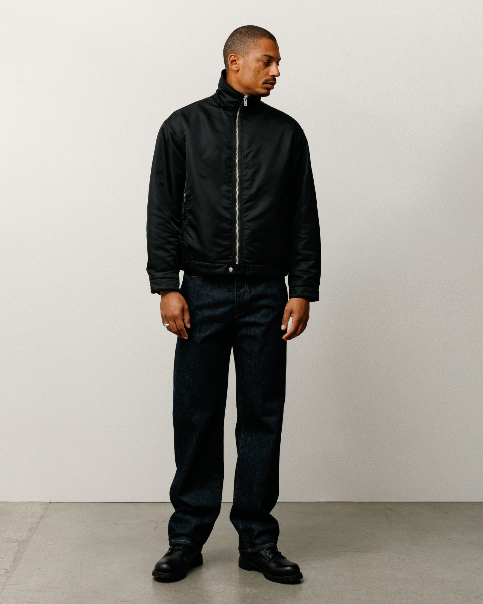 Pile Lined Zip Jacket – Black | Outerwear | Stüssy – Stussy AU