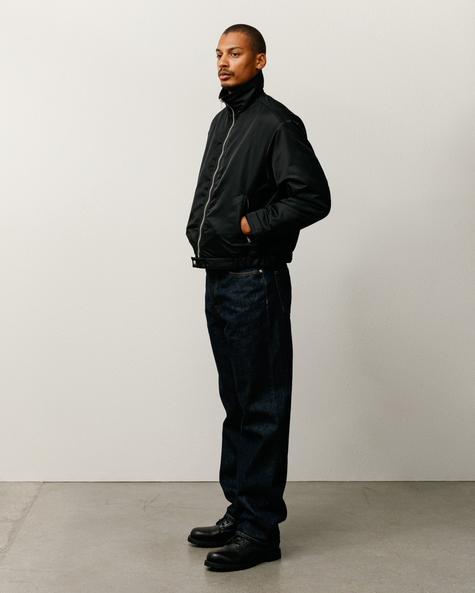 Pile Lined Zip Jacket – Black | Outerwear | Stüssy – Stussy AU
