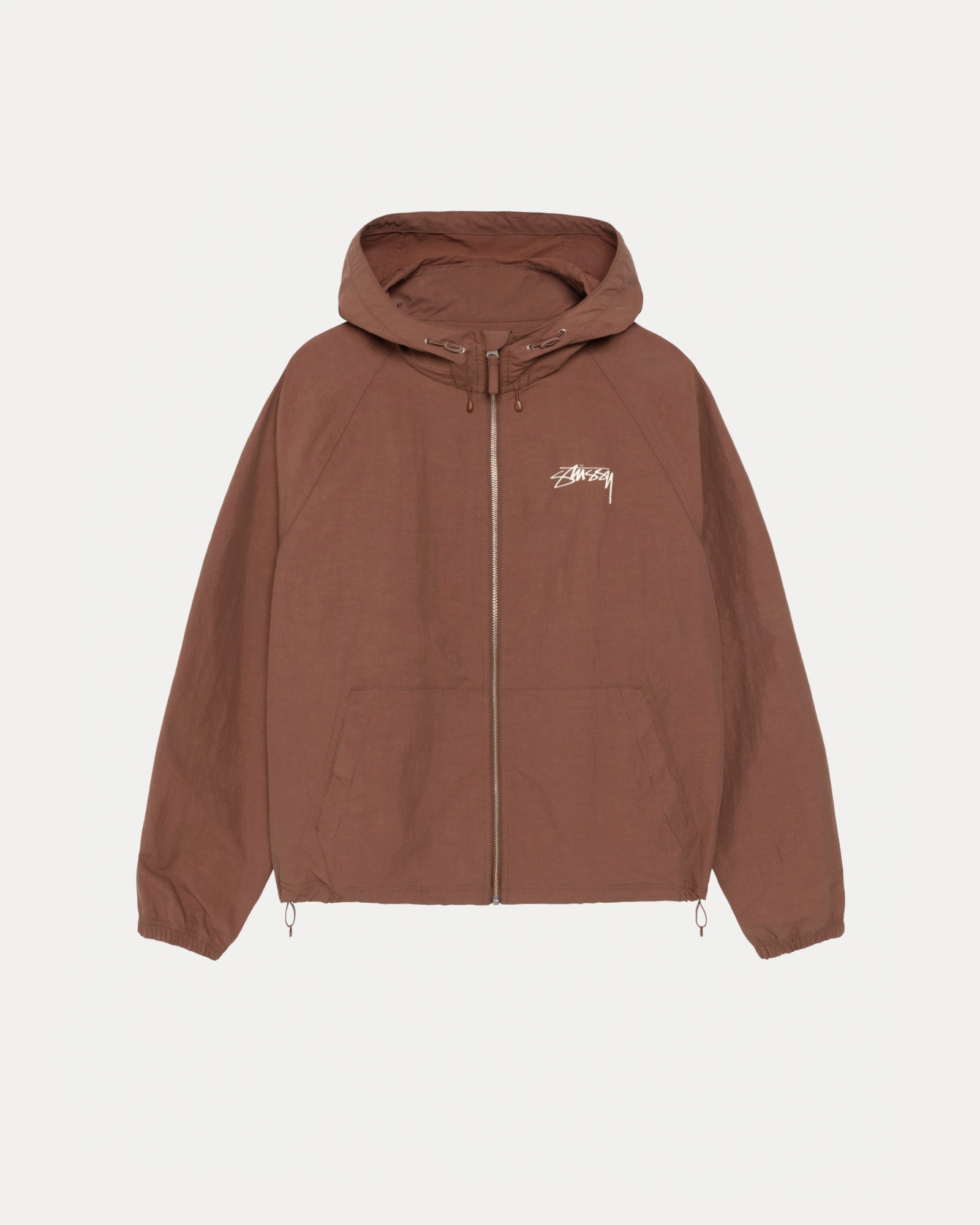 Nylon Beach Shell ‚ Coffee | Outerwear | Stussy – Stussy AU
