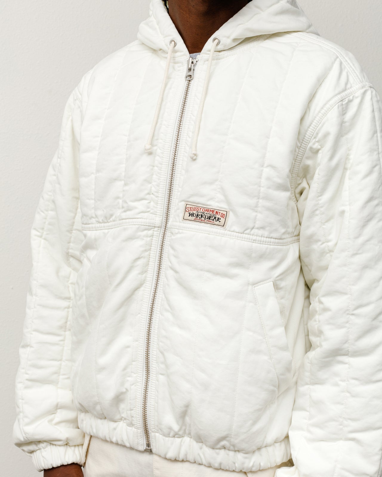 QUILTED CANVAS WORK JACKET