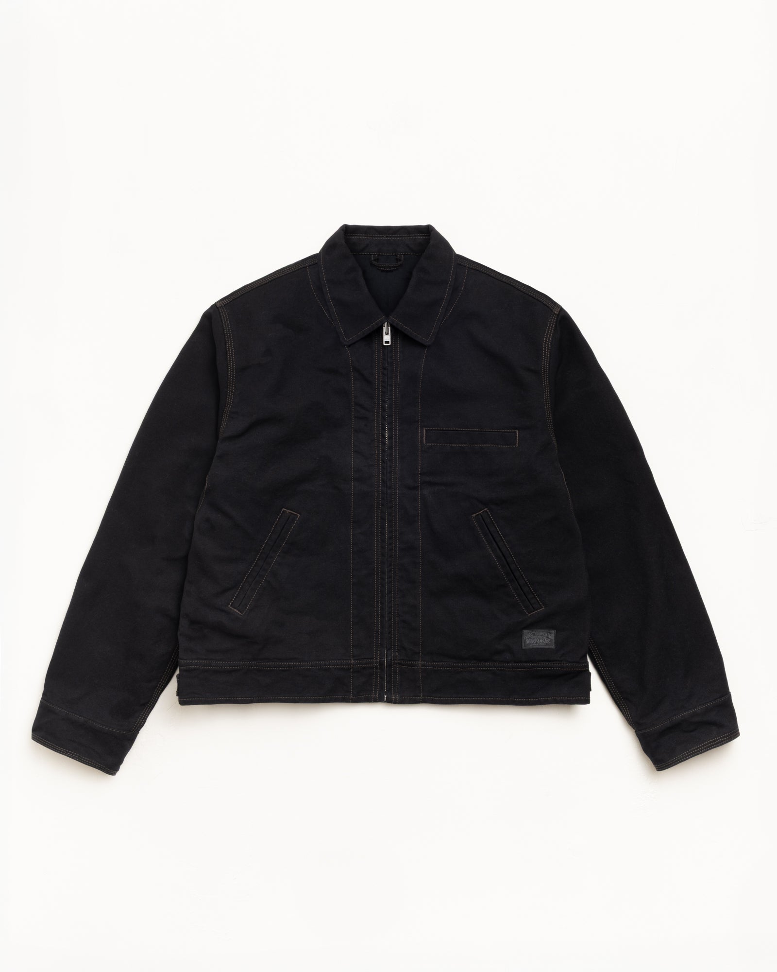Work Jacket Collared – Black | Outerwear | Stüssy – Stussy AU