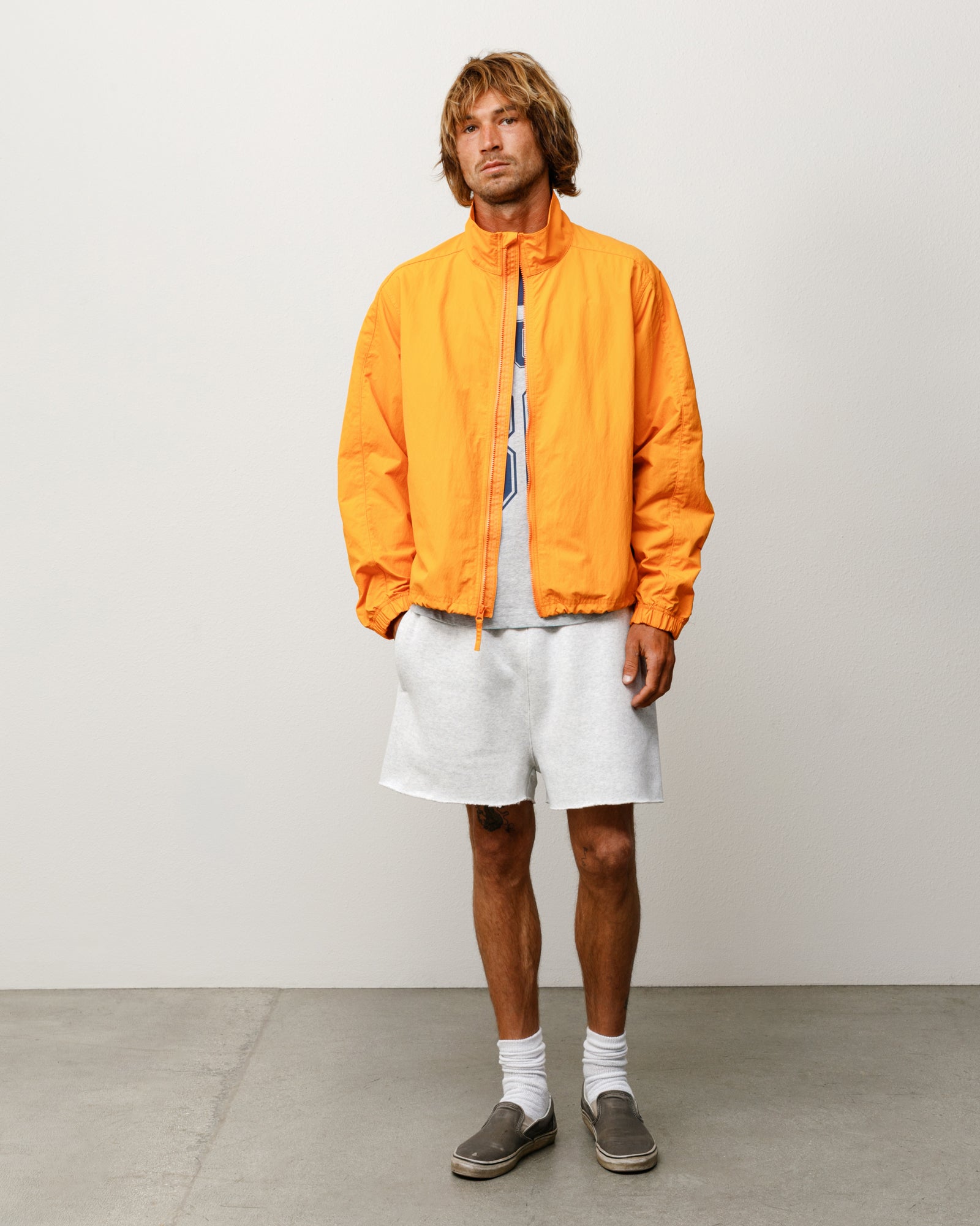 Lightweight Mock Jacket – Orange | Outerwear | Stüssy – Stussy AU