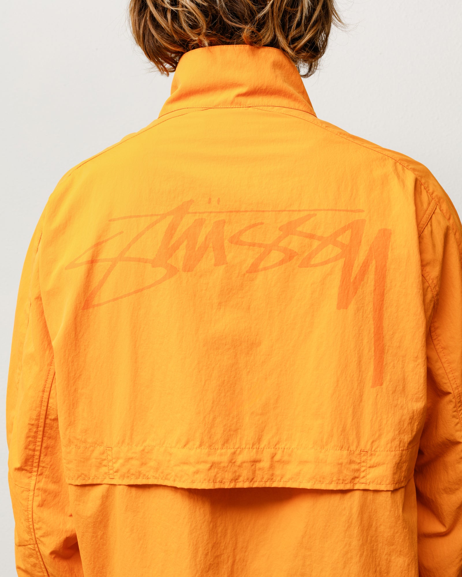 Lightweight Mock Jacket – Orange | Outerwear | Stüssy – Stussy AU