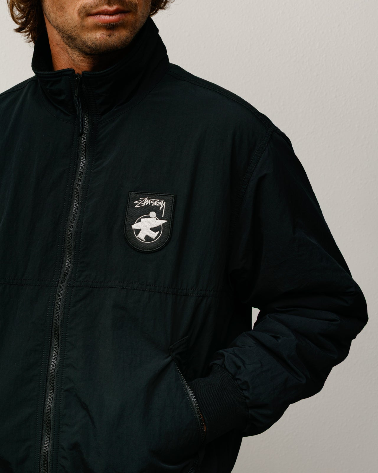Polar Fleece Lined Jacket – Black | Outerwear | Stüssy – Stussy AU